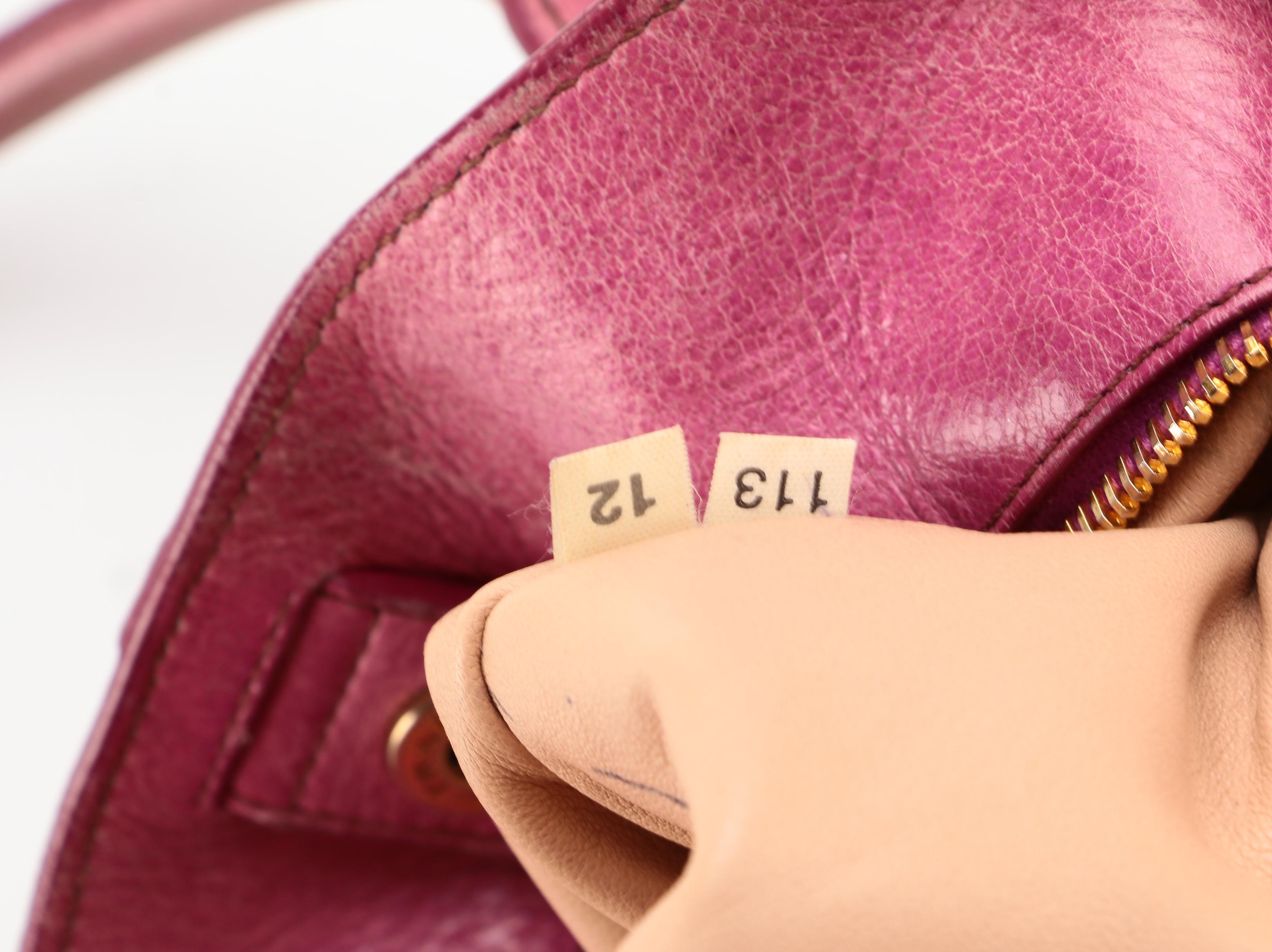 Prada Pink Vitello Leather Tote