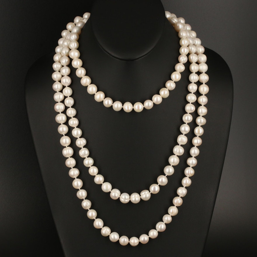 Endless 10.70 MM Pearl Necklace