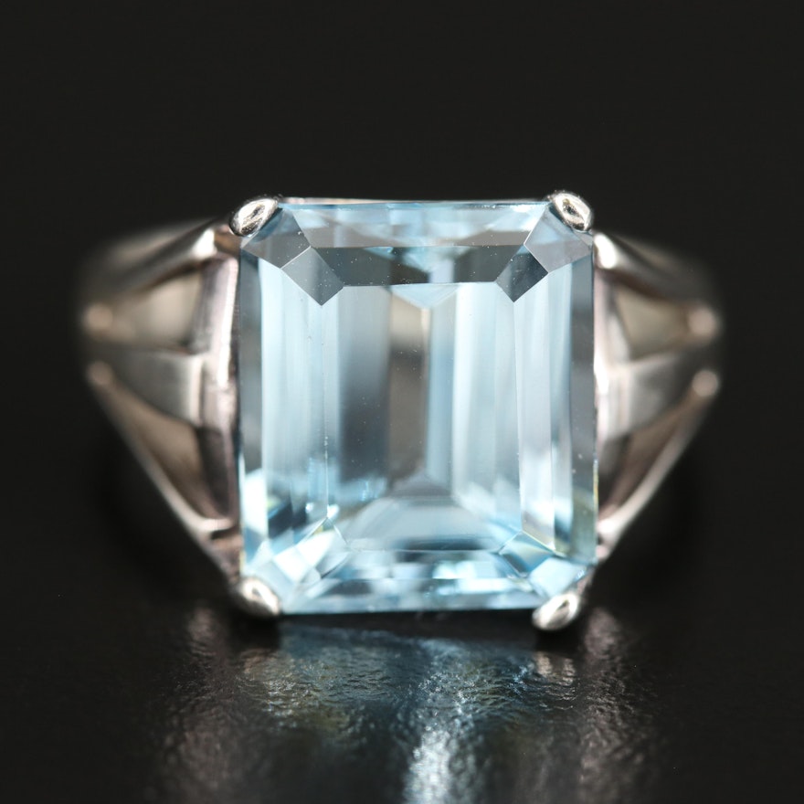 Sterling Sky Blue Topaz Ring