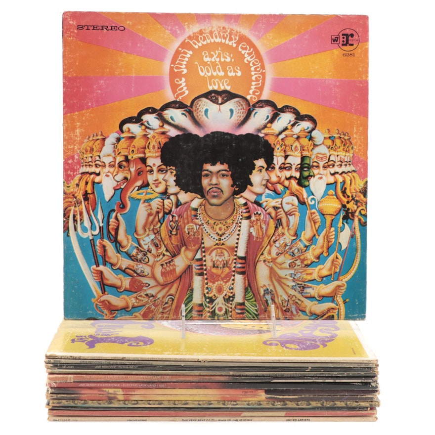 Jimi Hendrix "Axis: Bold As Love", "Are You Experienced", Other Vinyl LP Records