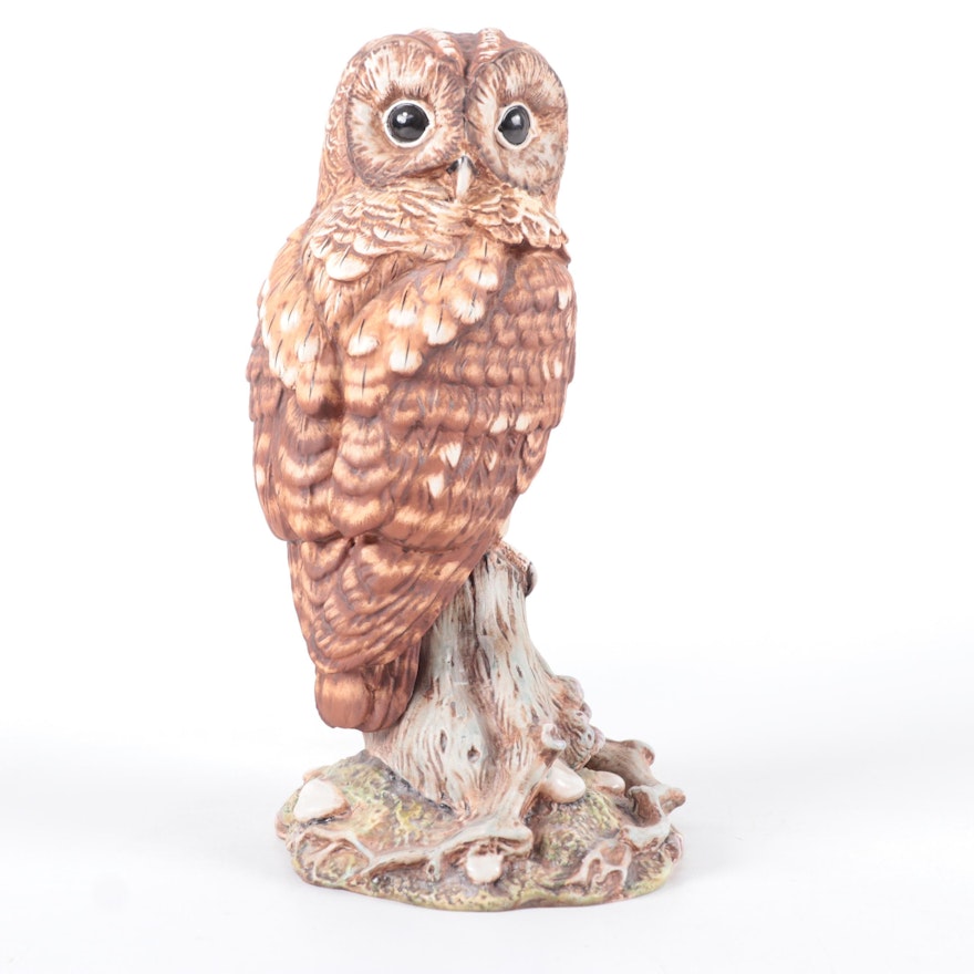 Royal Doulton "Tawny Owl" Ceramic Owl Figurine, 1990s