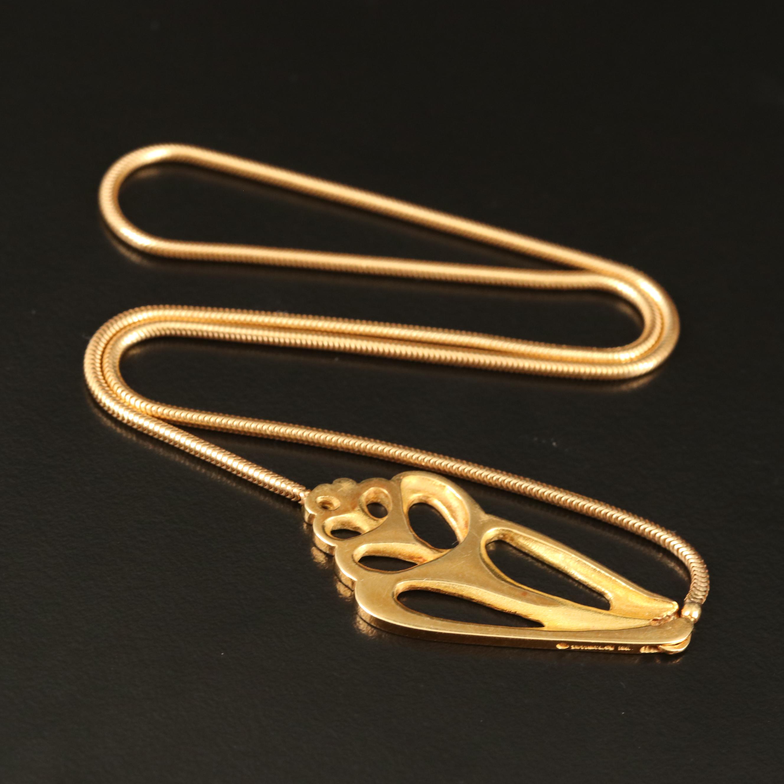 Angela Cummings for Tiffany & Co. 18K Seashell Necklace