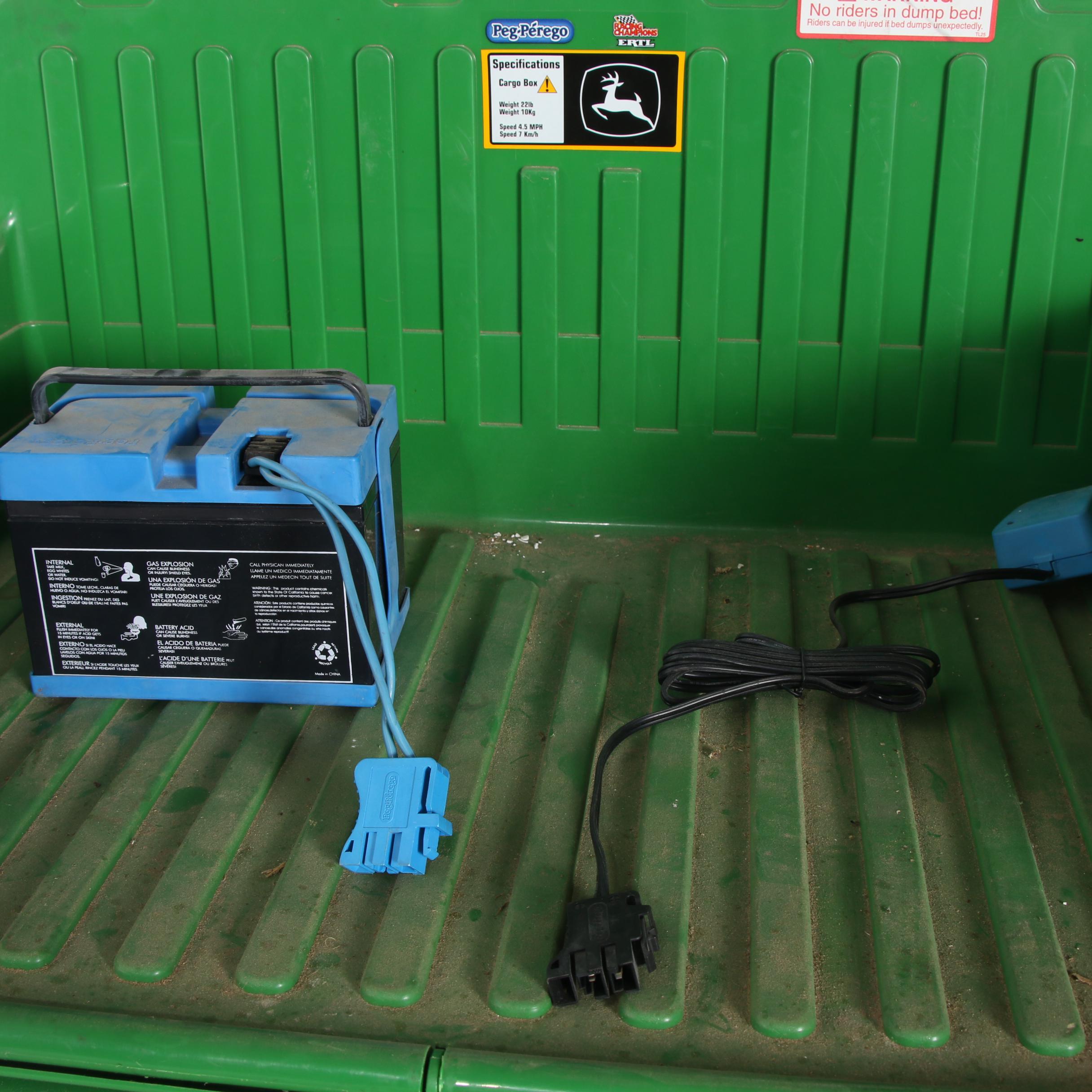 John Deere Gator 4X2 Child's Electric Utility Vehicle with Rechargeable Battery