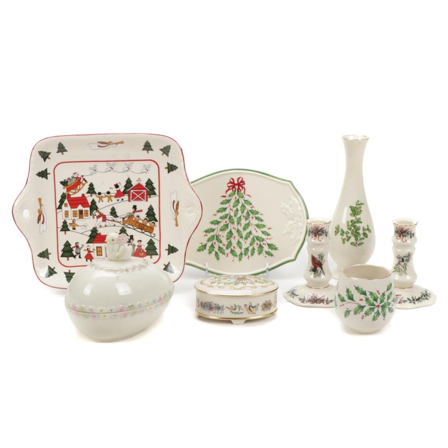 Lenox and Mason's Christmas and Other Table Accessories