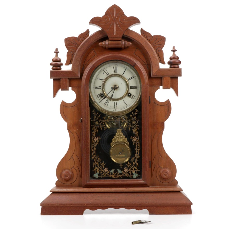 New Haven Clock Co. St. Jean & Frere Mantel Clock, 1899