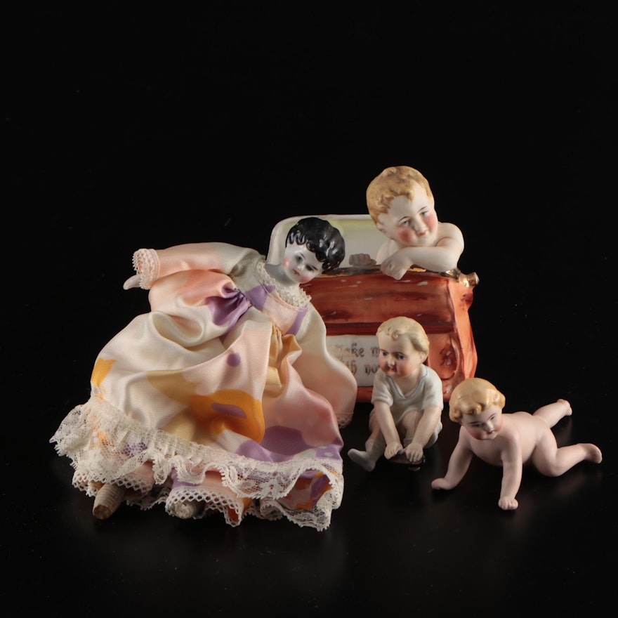Porcelain Children Motif  Figurines
