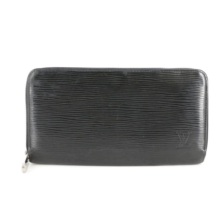 Louis Vuitton Zippy Wallet in Black Epi Leather