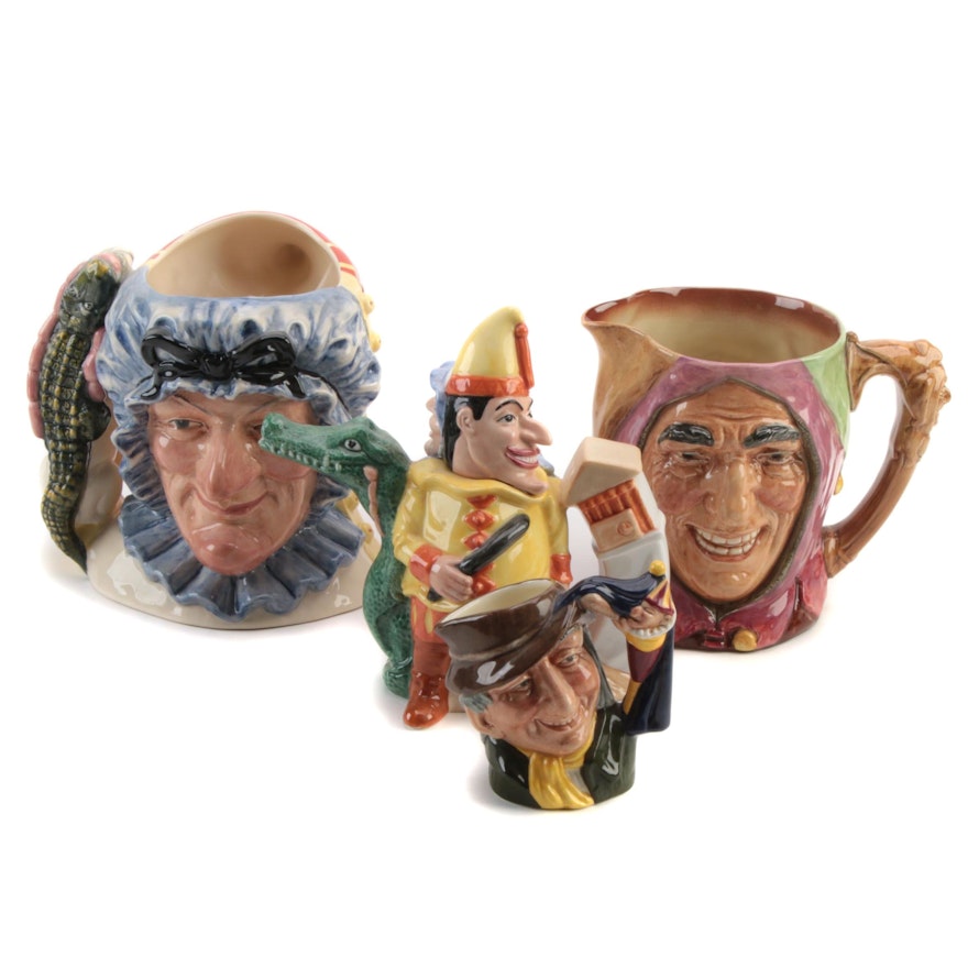 Royal Doulton "Punch and Judy" Character Mug and Other Ceramic Tableware