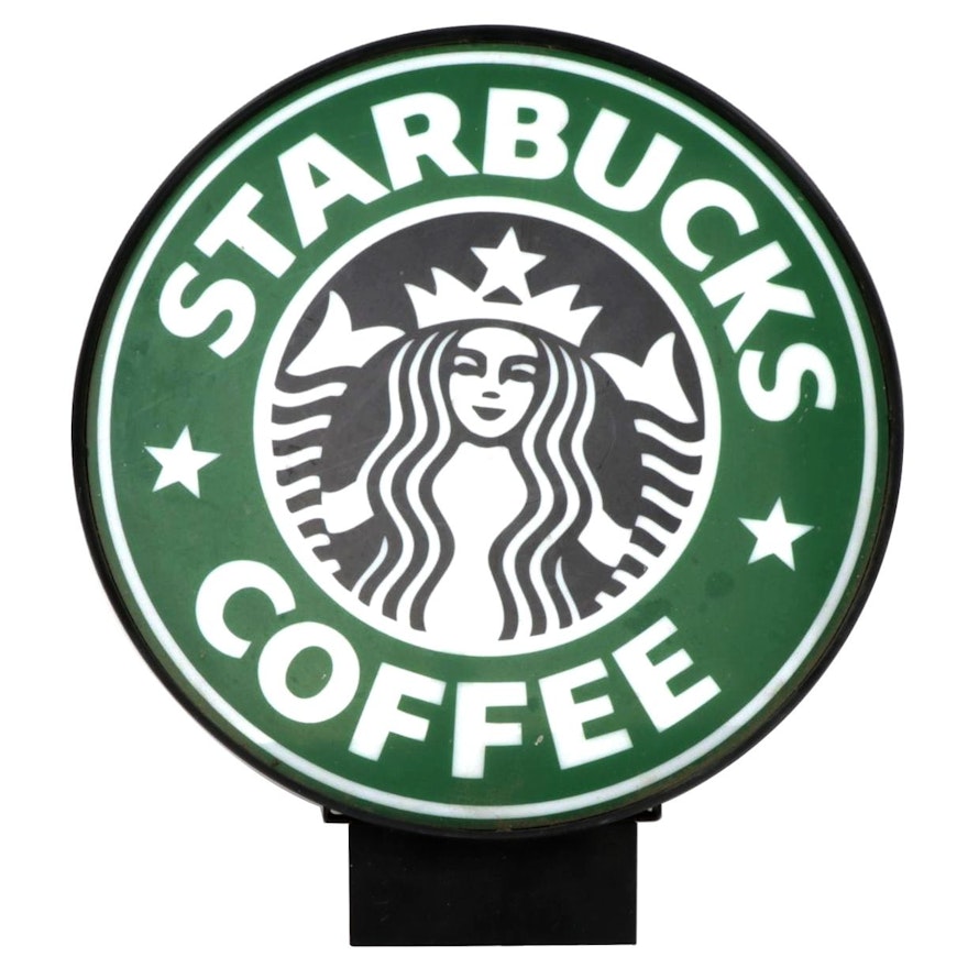 Starbucks Coffee Lighted Advertising Sign