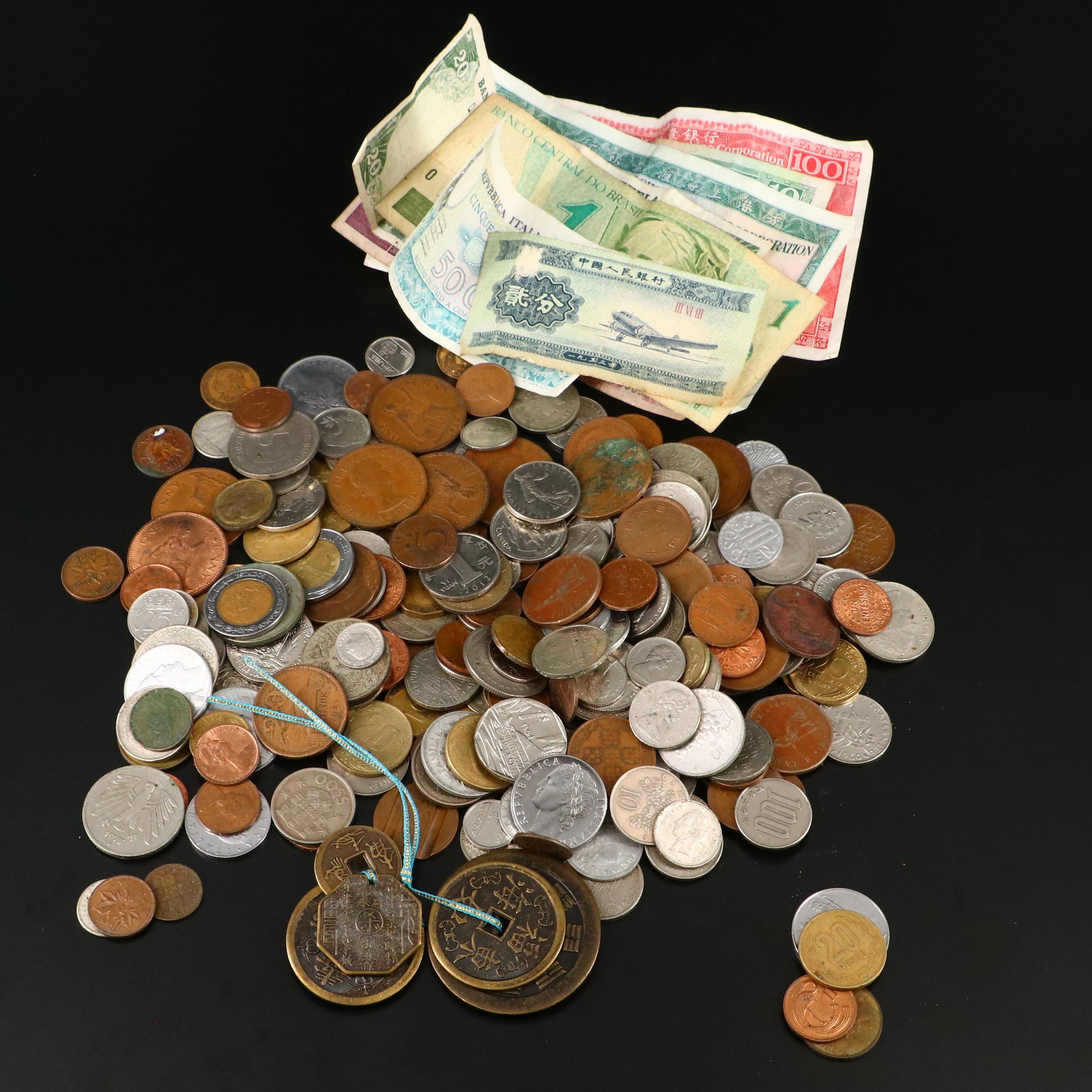 252 Foreign Coins, Tokens, and Foreign Currency