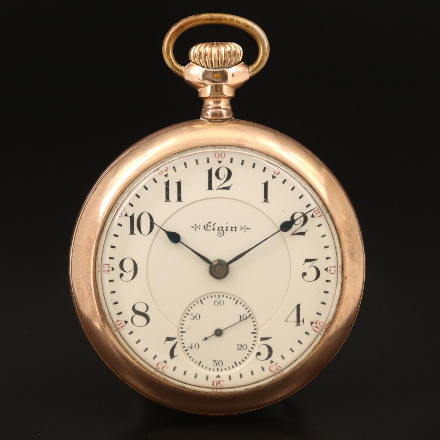 1900 Elgin Gold Filled Pocket Watch