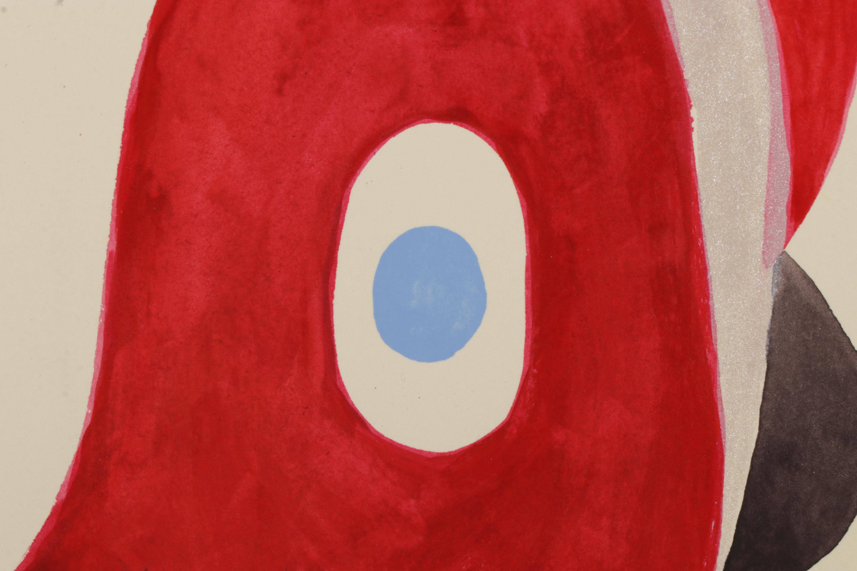 David Pohl "Imaginary Friends" Series Mixed Media Paintings, 2018