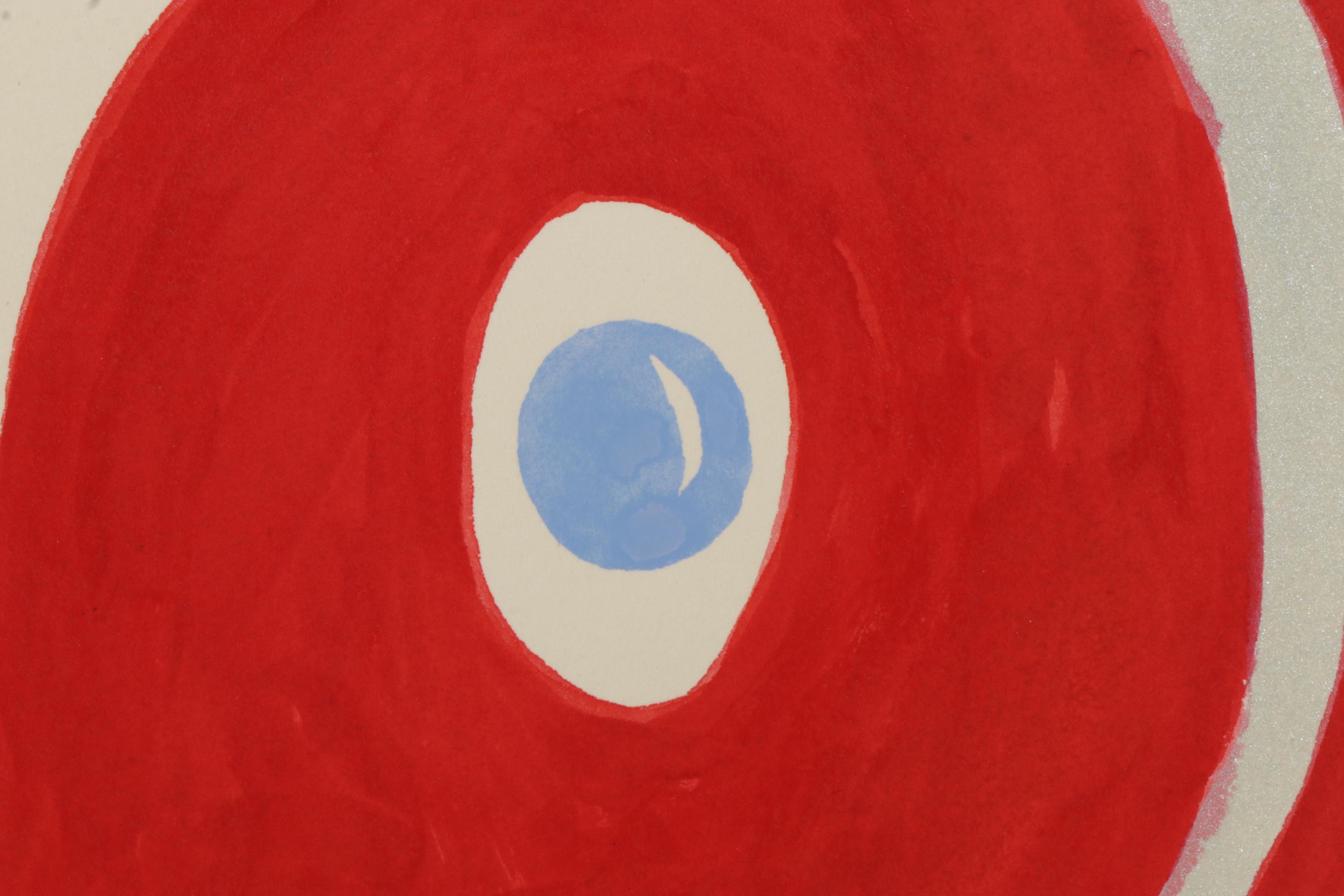 David Pohl "Imaginary Friends" Series Mixed Media Paintings, 2018