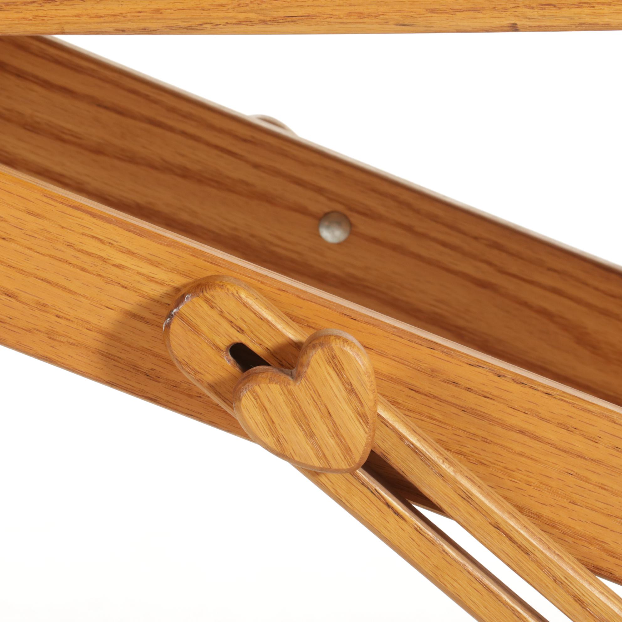 Convertible Oak Chair, Ironing Board and Step Stool, Late 20th Century