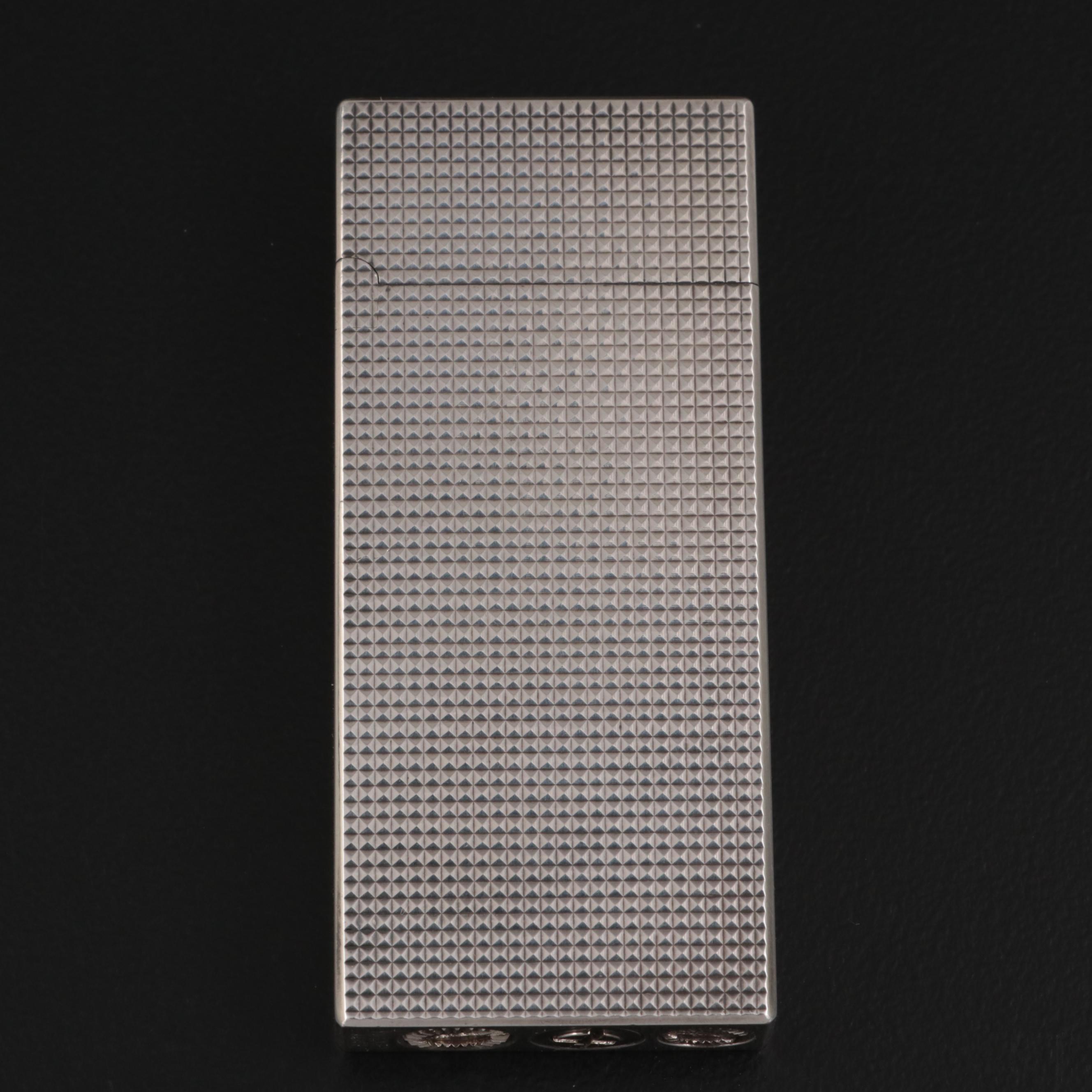 Tiffany & Co. Silver Tone Lighter with Pouch