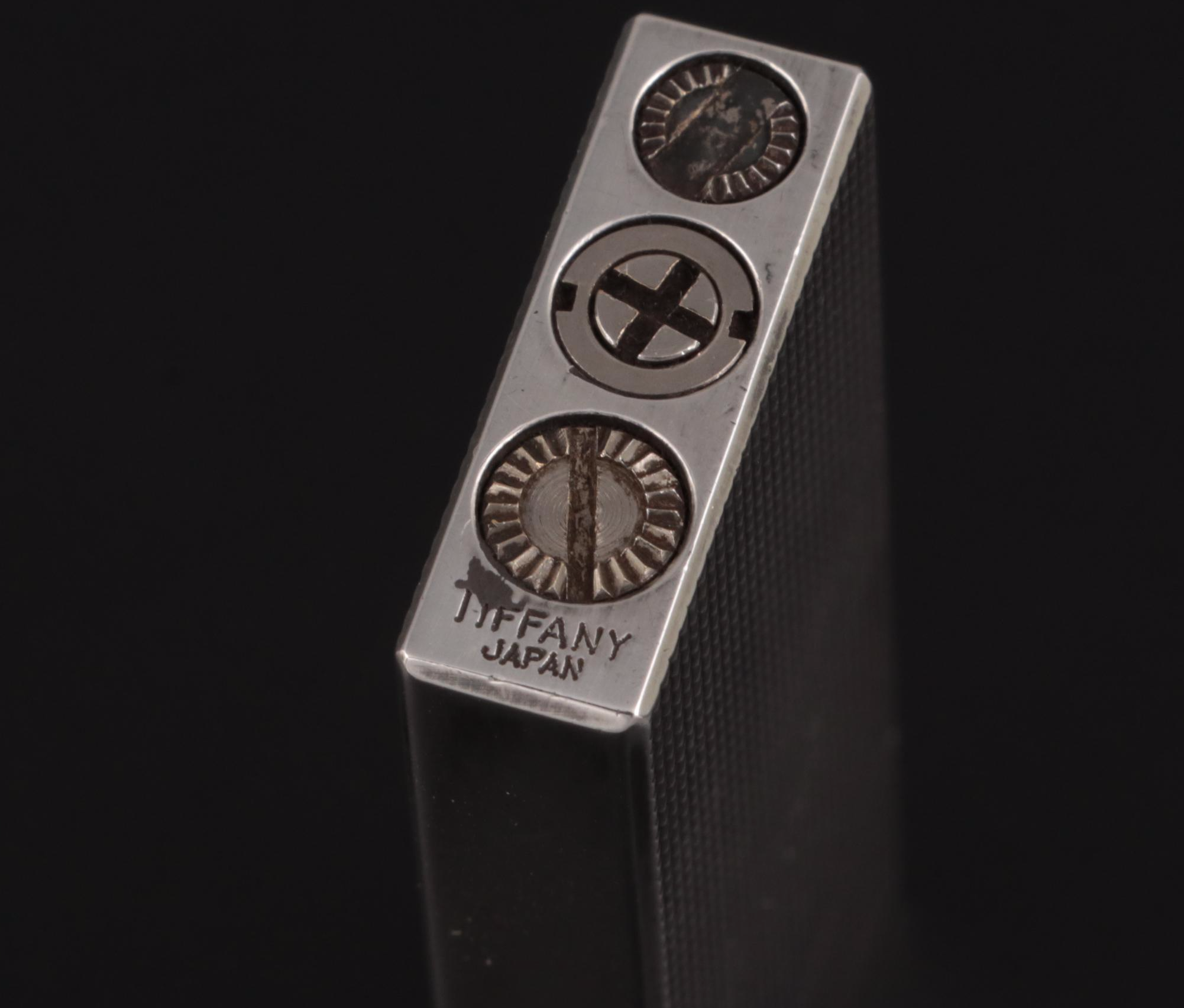 Tiffany & Co. Silver Tone Lighter with Pouch