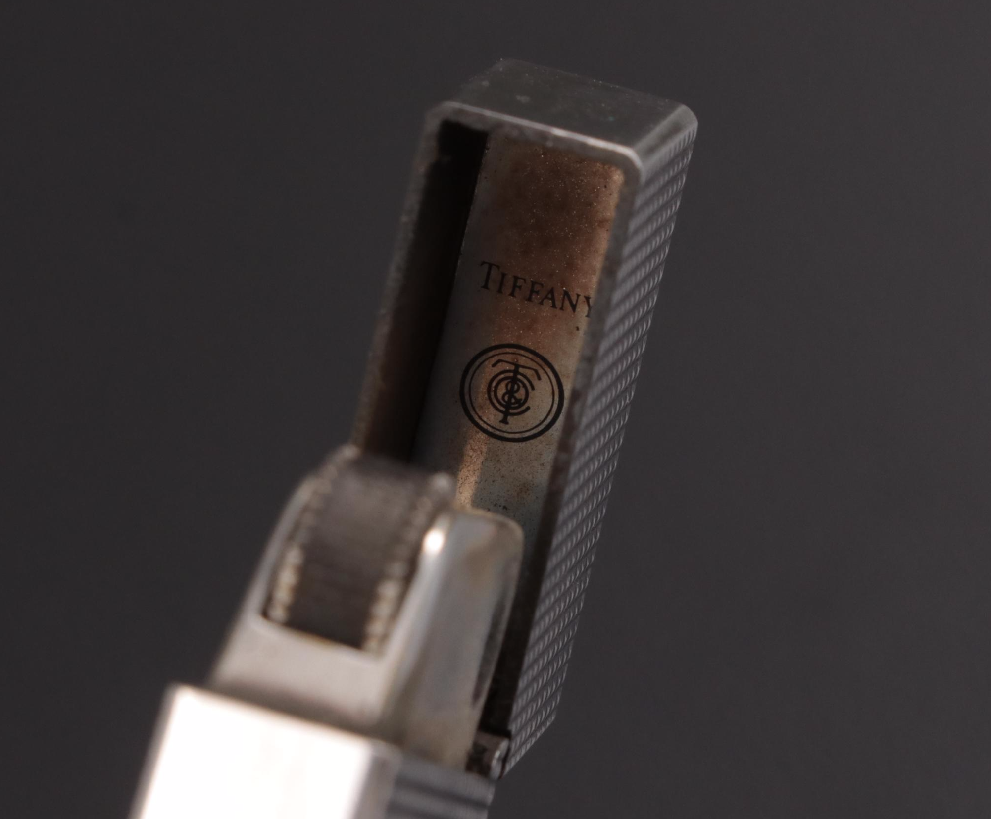 Tiffany & Co. Silver Tone Lighter with Pouch