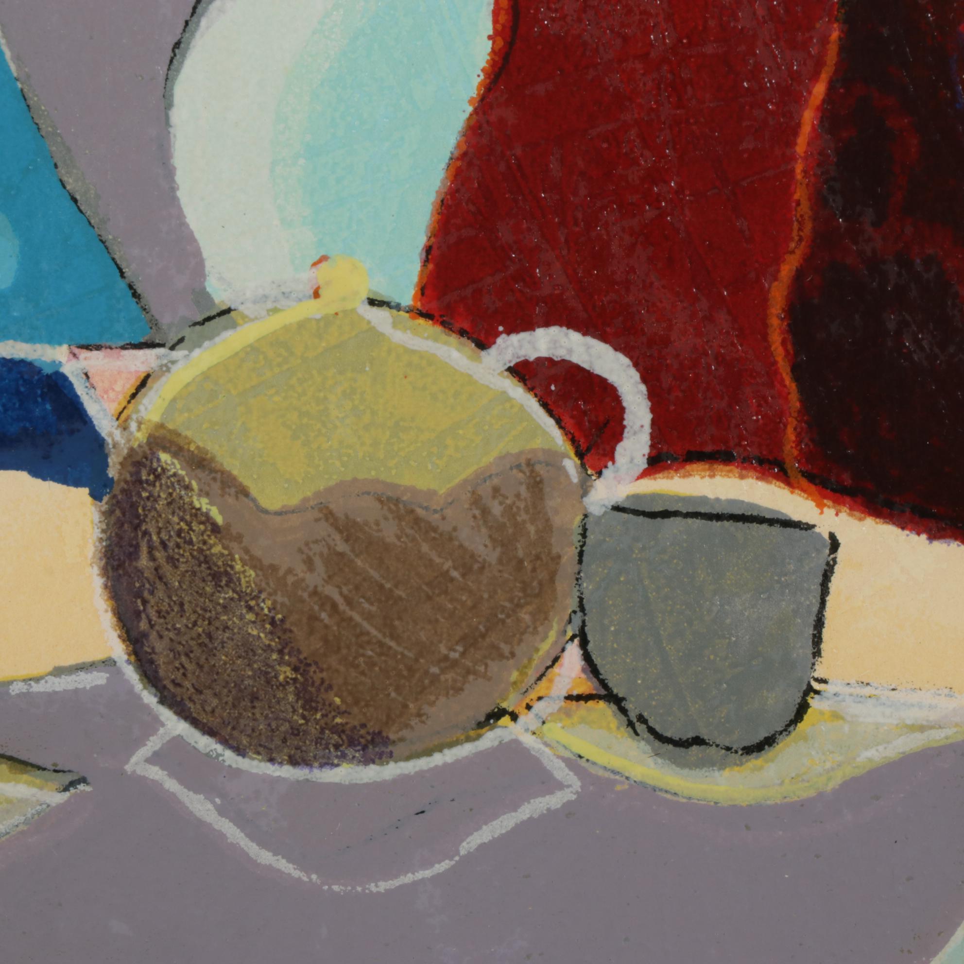 Itzchak Tarkay Serigraph "Ladies Tea," 1998