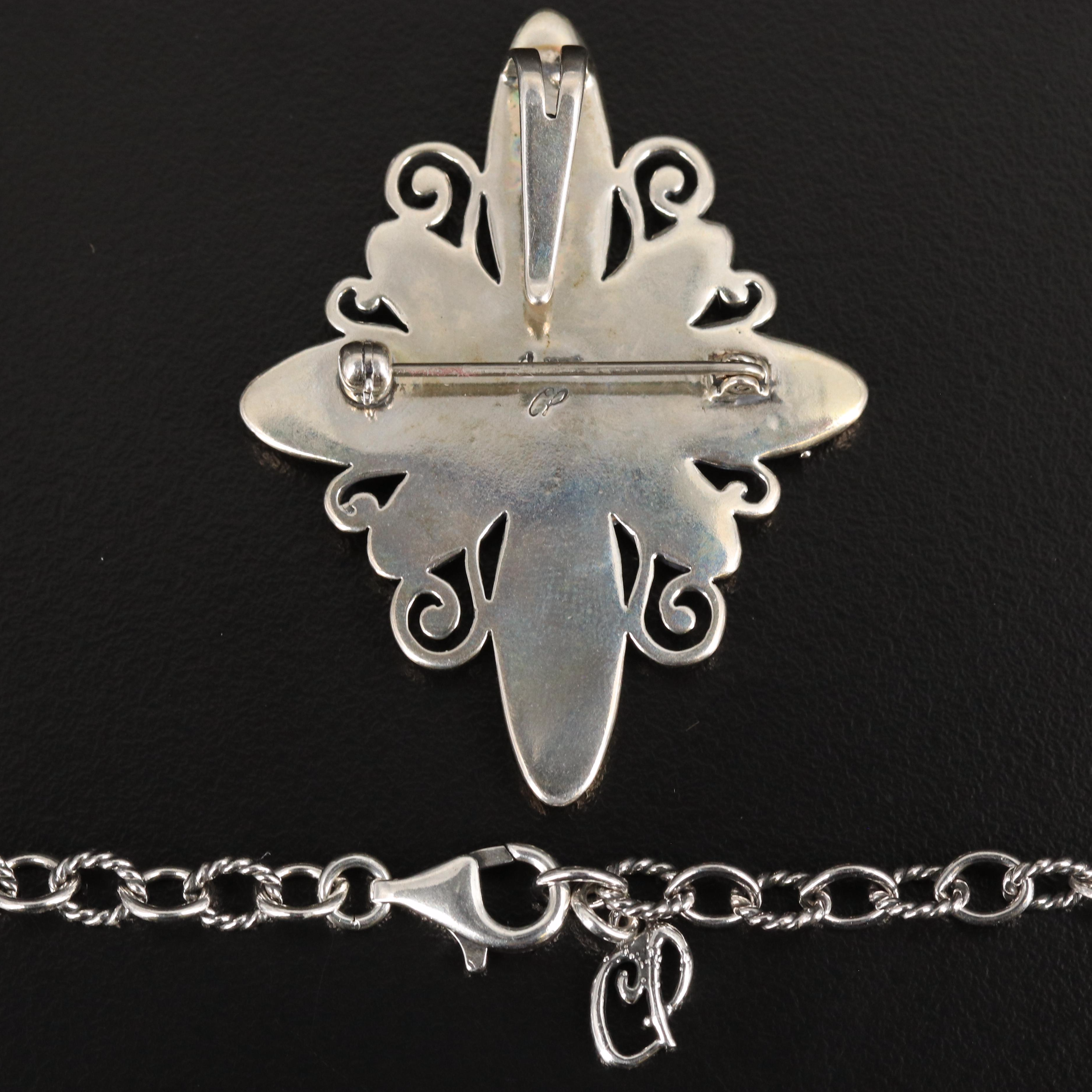 Carolyn Pollak for Relios Conveter Pendant Necklace