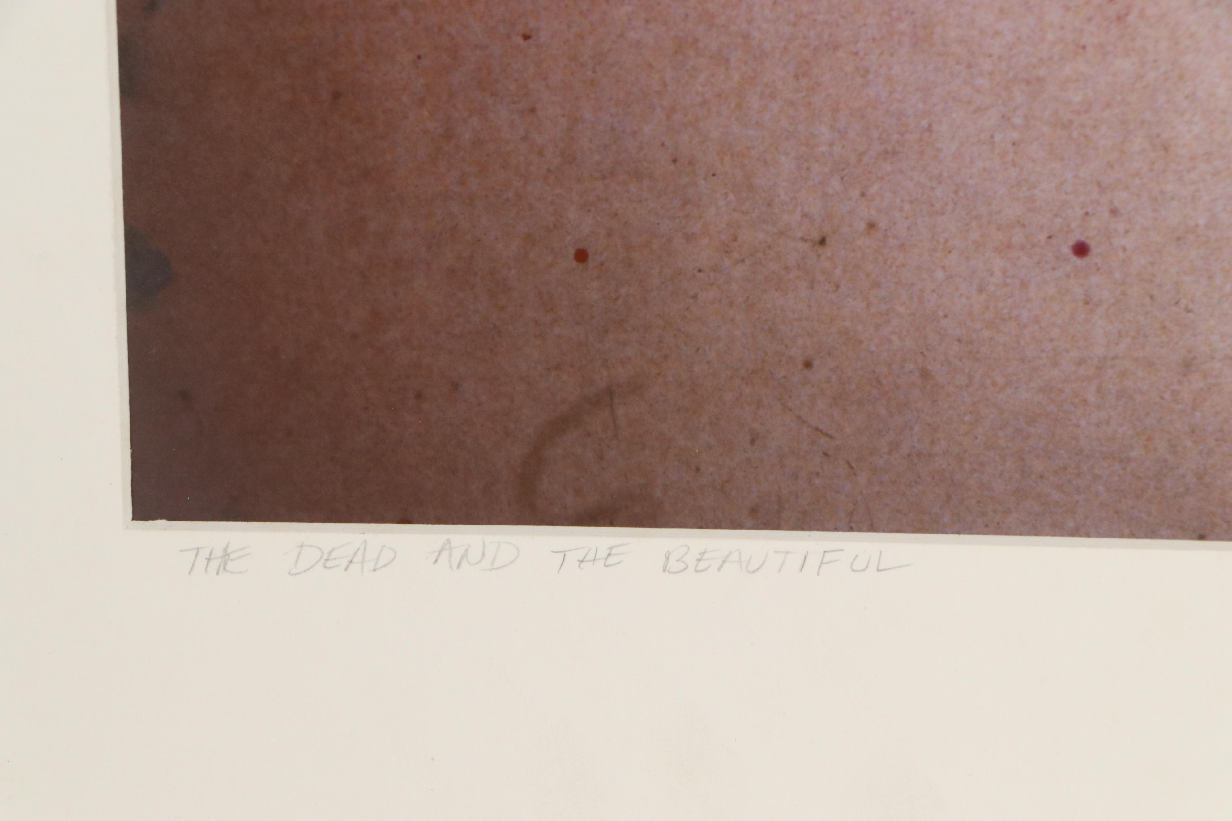 Barbara Hershey Cibachrome Photograph "The Dead and the Beatiful," Circa 1985