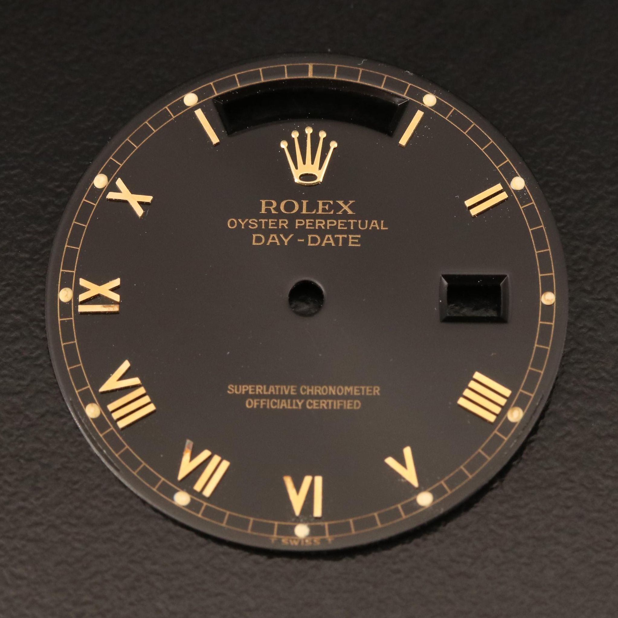 Rolex Presidental Black Roman Numeral Dial