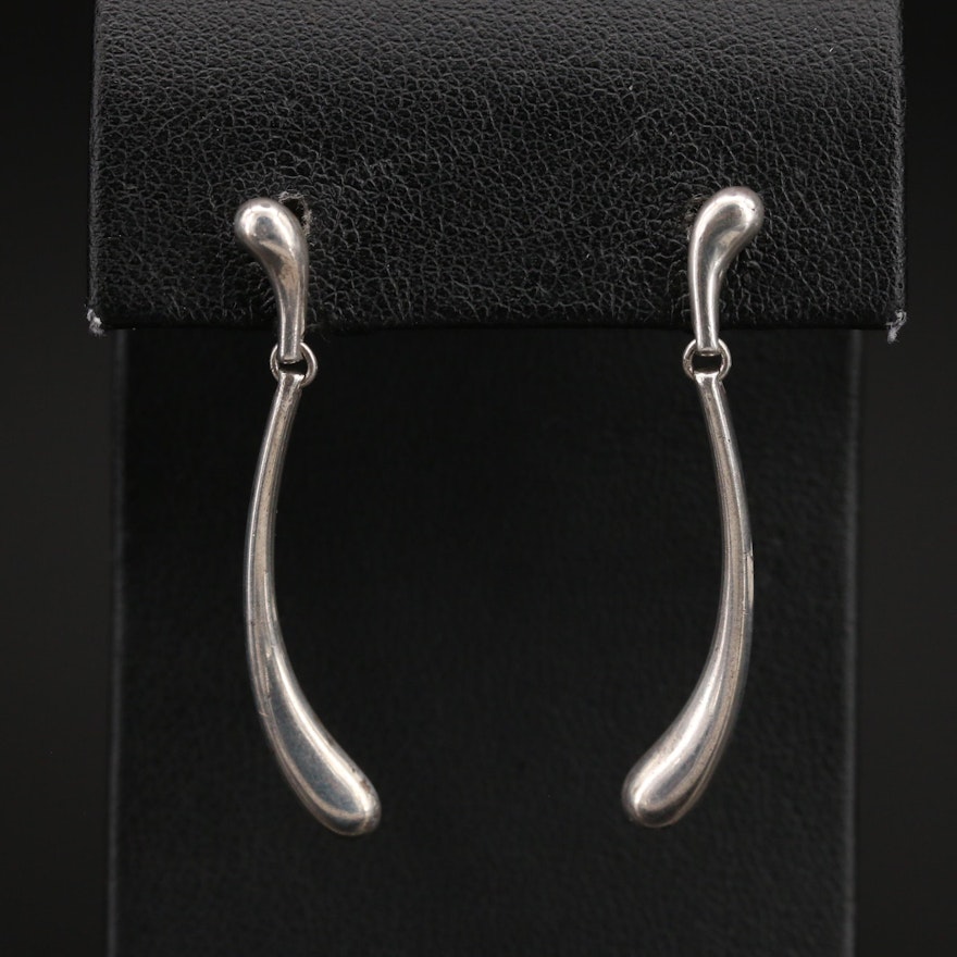 Elsa Peretti for Tiffany & Co. Sterling Teardrop Earrings