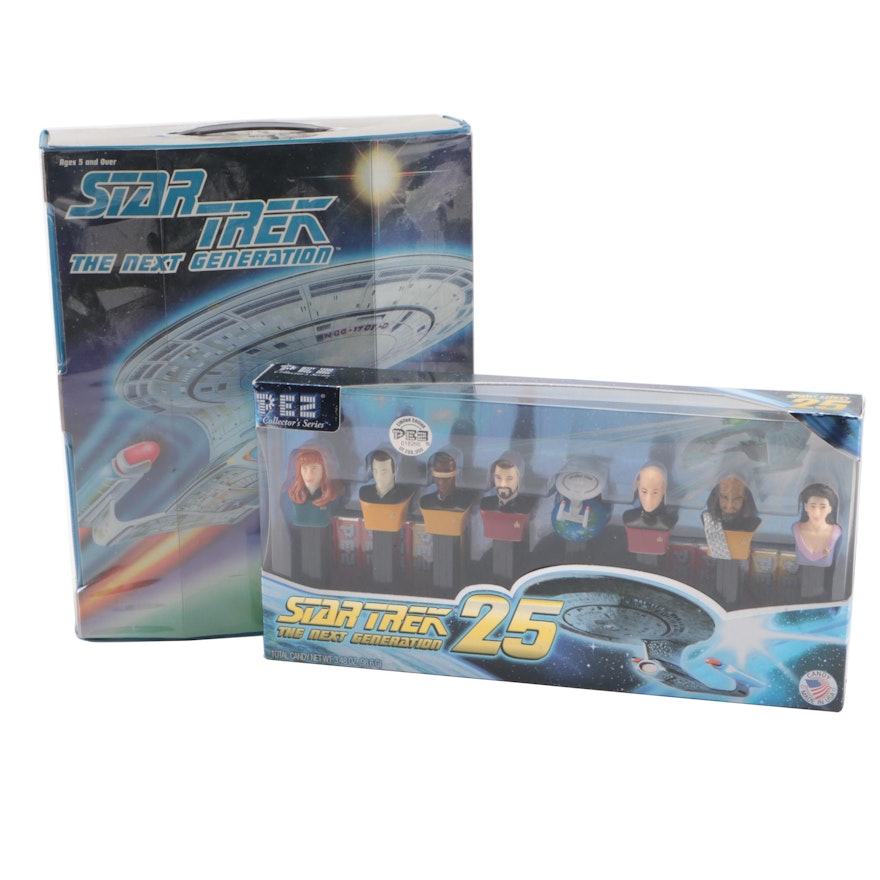 "Star Trek: The Next Generation" Action Figures and Pez Dispensers