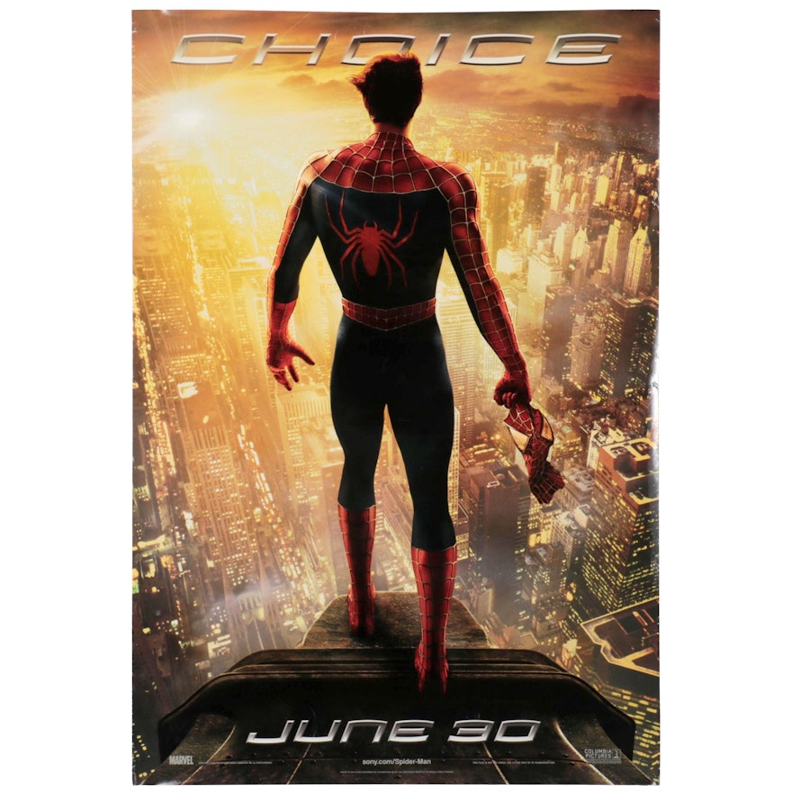 "Spider-Man 2" Theatrical Release One Sheet Movie Poster, 2004