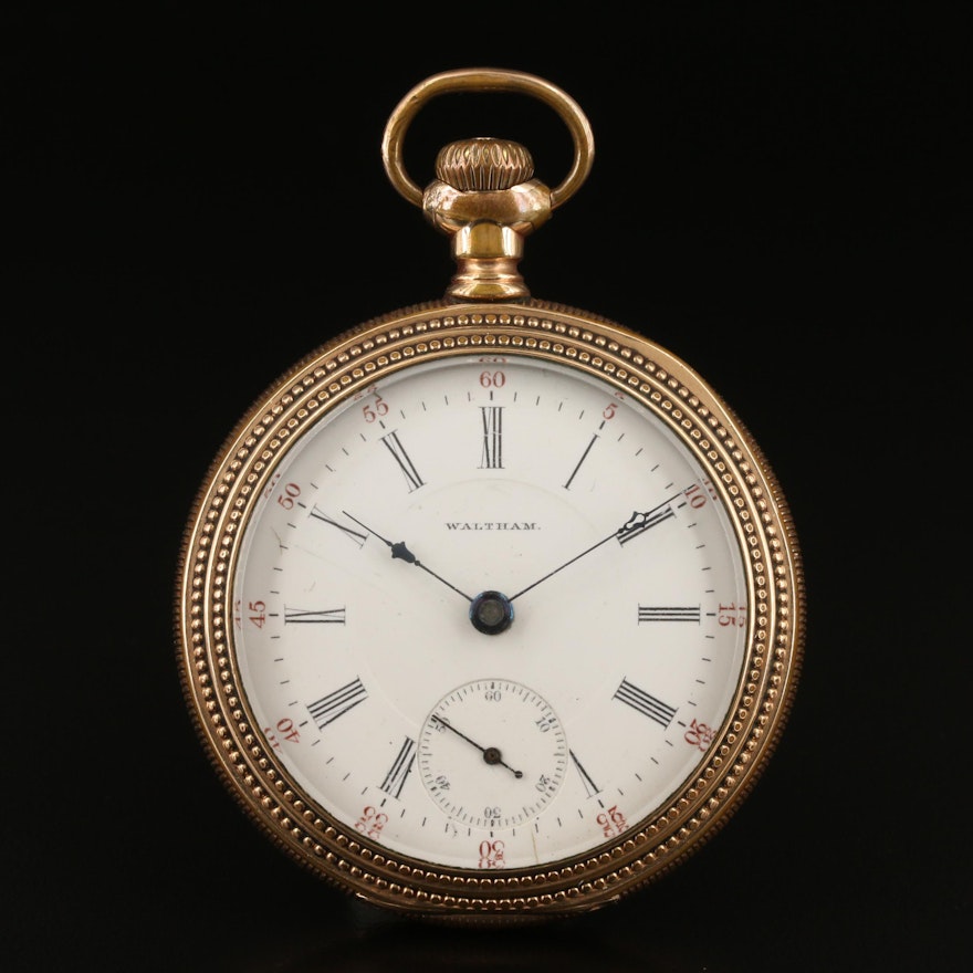 1898 Waltham Gold Filled Pocket Watch