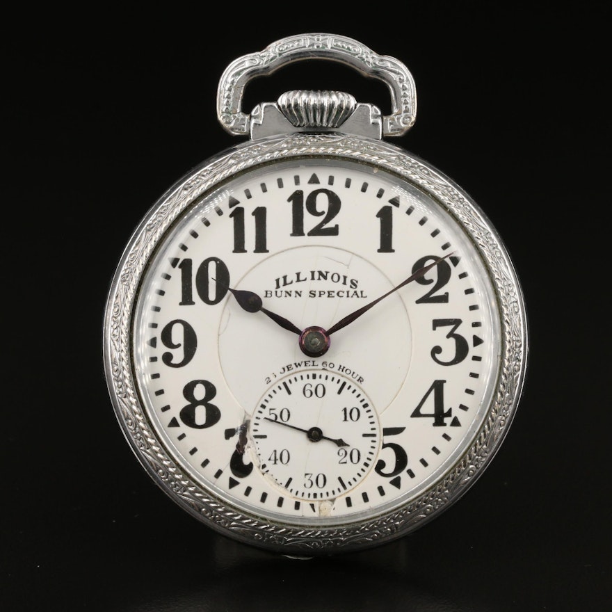 1928 Illinois Bunn Special Pocket Watch