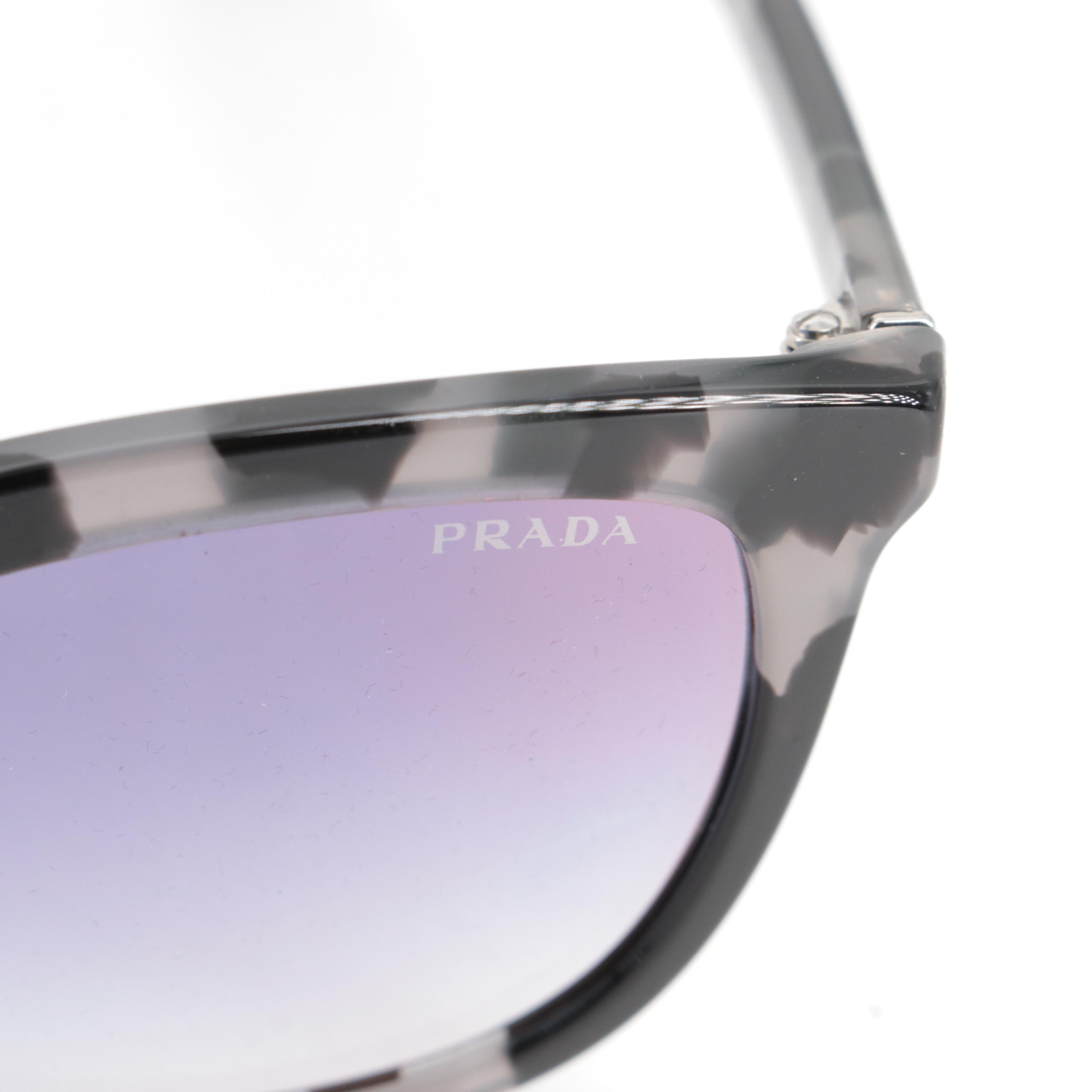 Prada SPR03X Havana Sunglasses with Case and Box