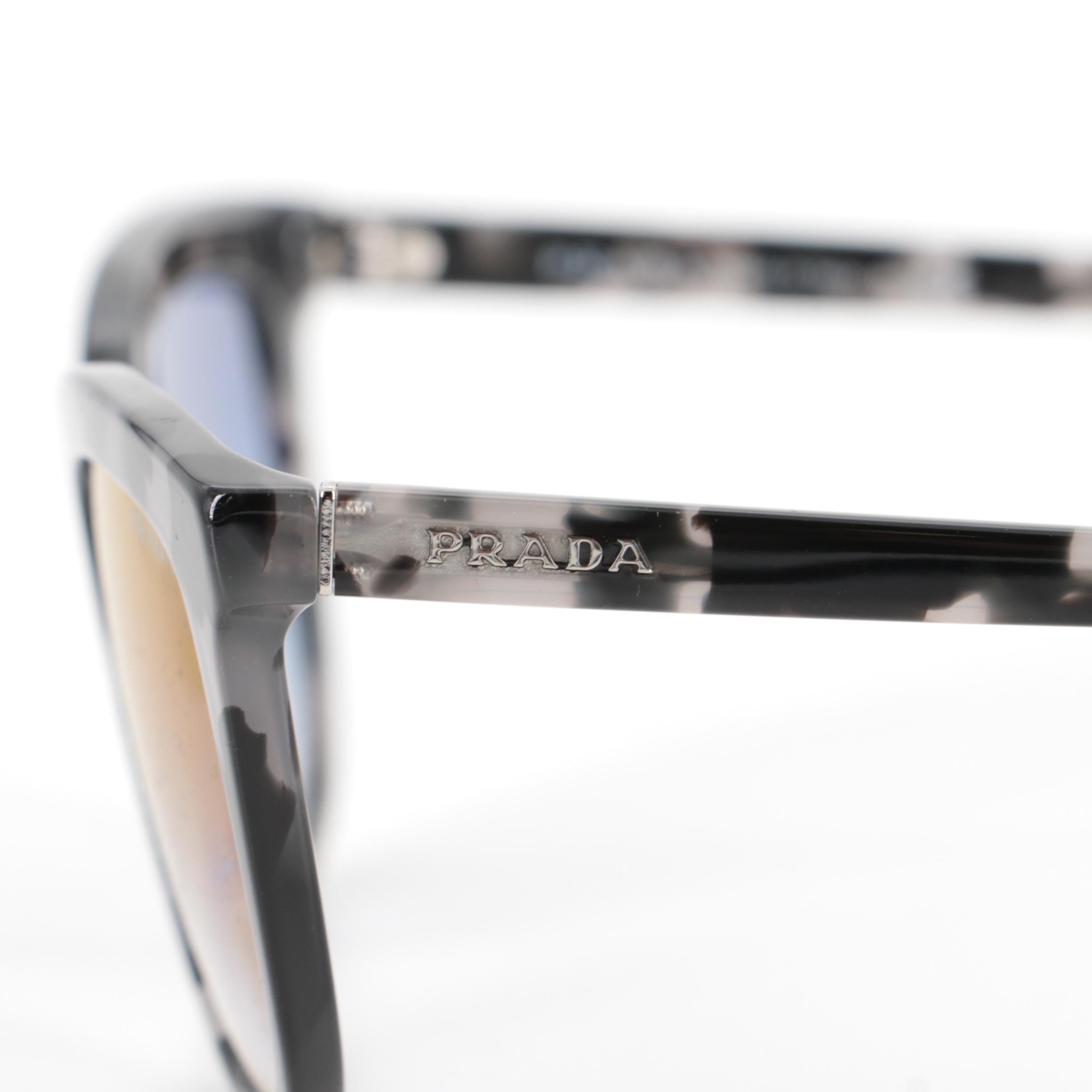 Prada SPR03X Havana Sunglasses with Case and Box