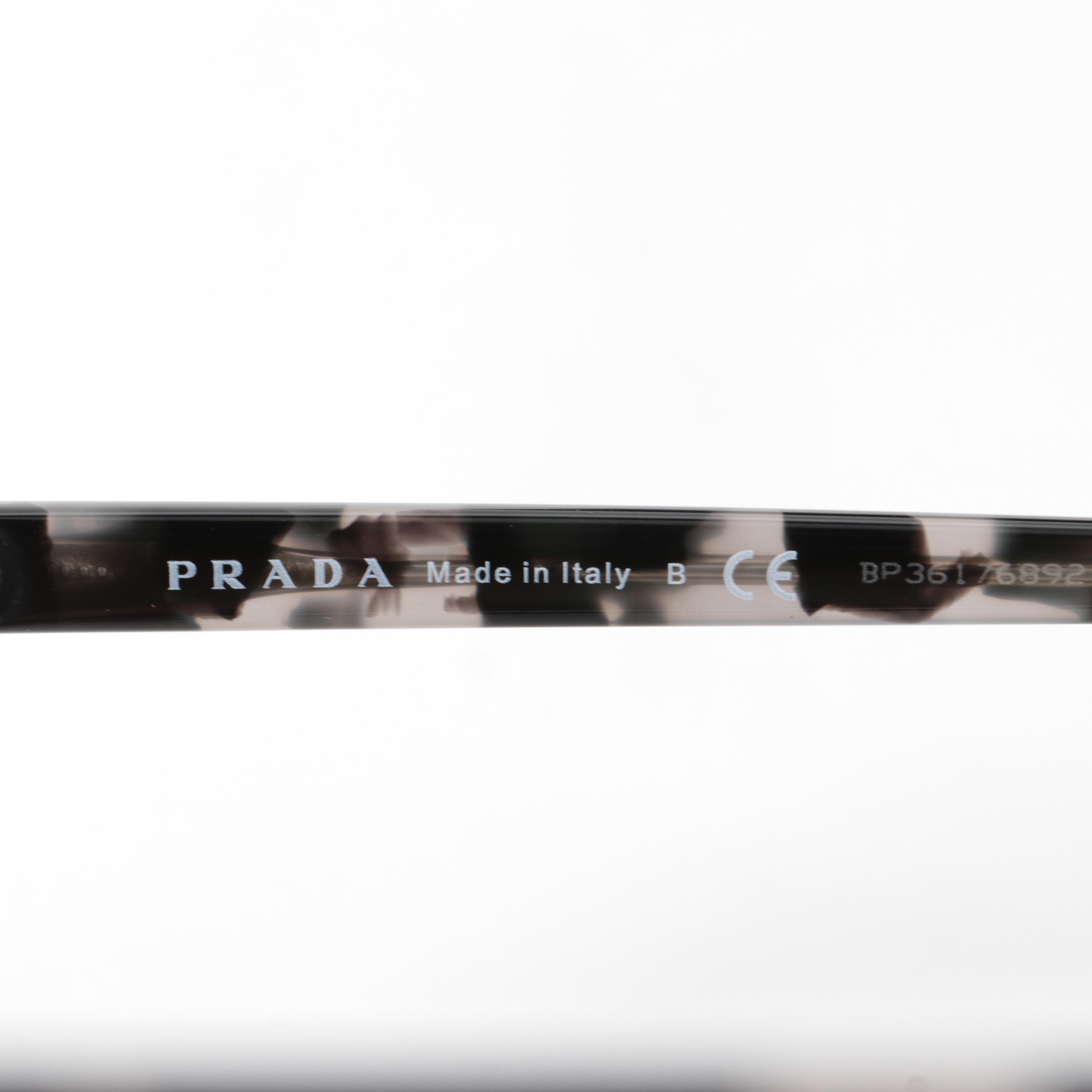 Prada SPR03X Havana Sunglasses with Case and Box