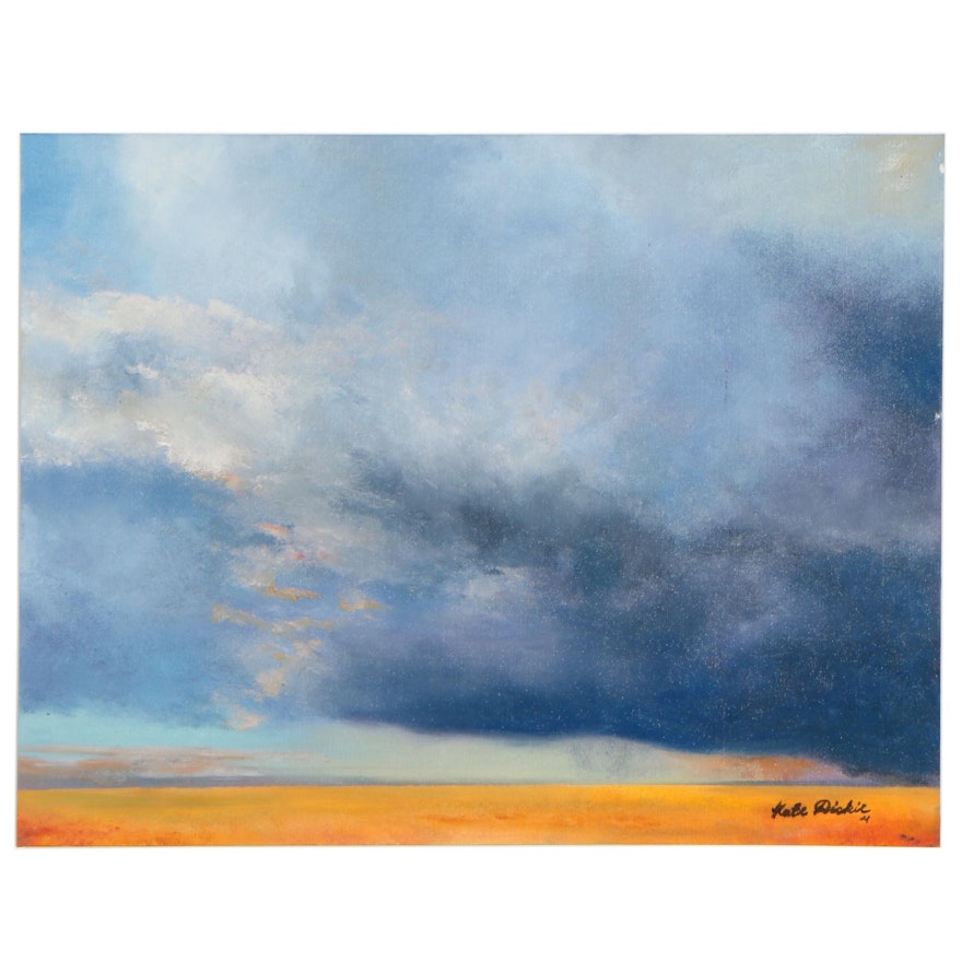 Katie Dickie Landscape Oil Painting, 2020