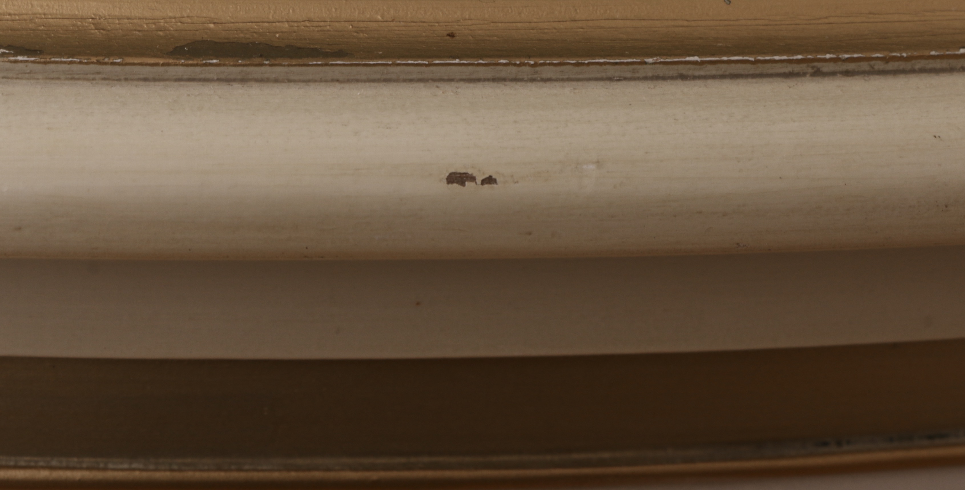 Drexel "Touraine" Cream-Painted and Parcel-Gilt Dresser and Chest of Drawers