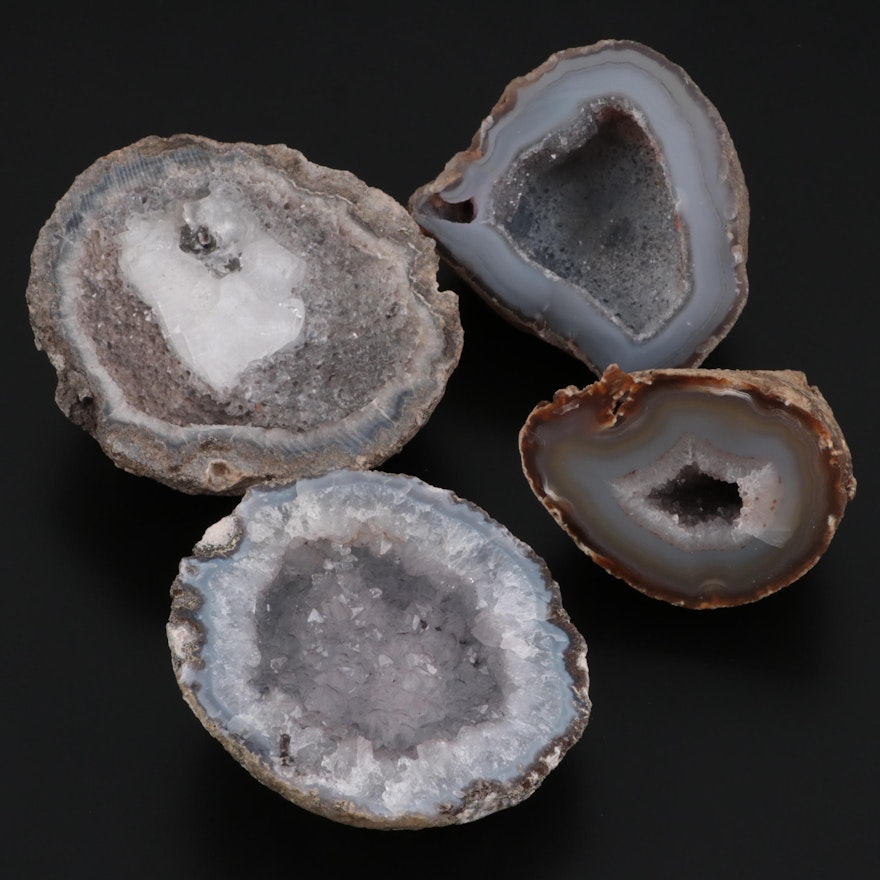 Agate Quartz Geode Specimens