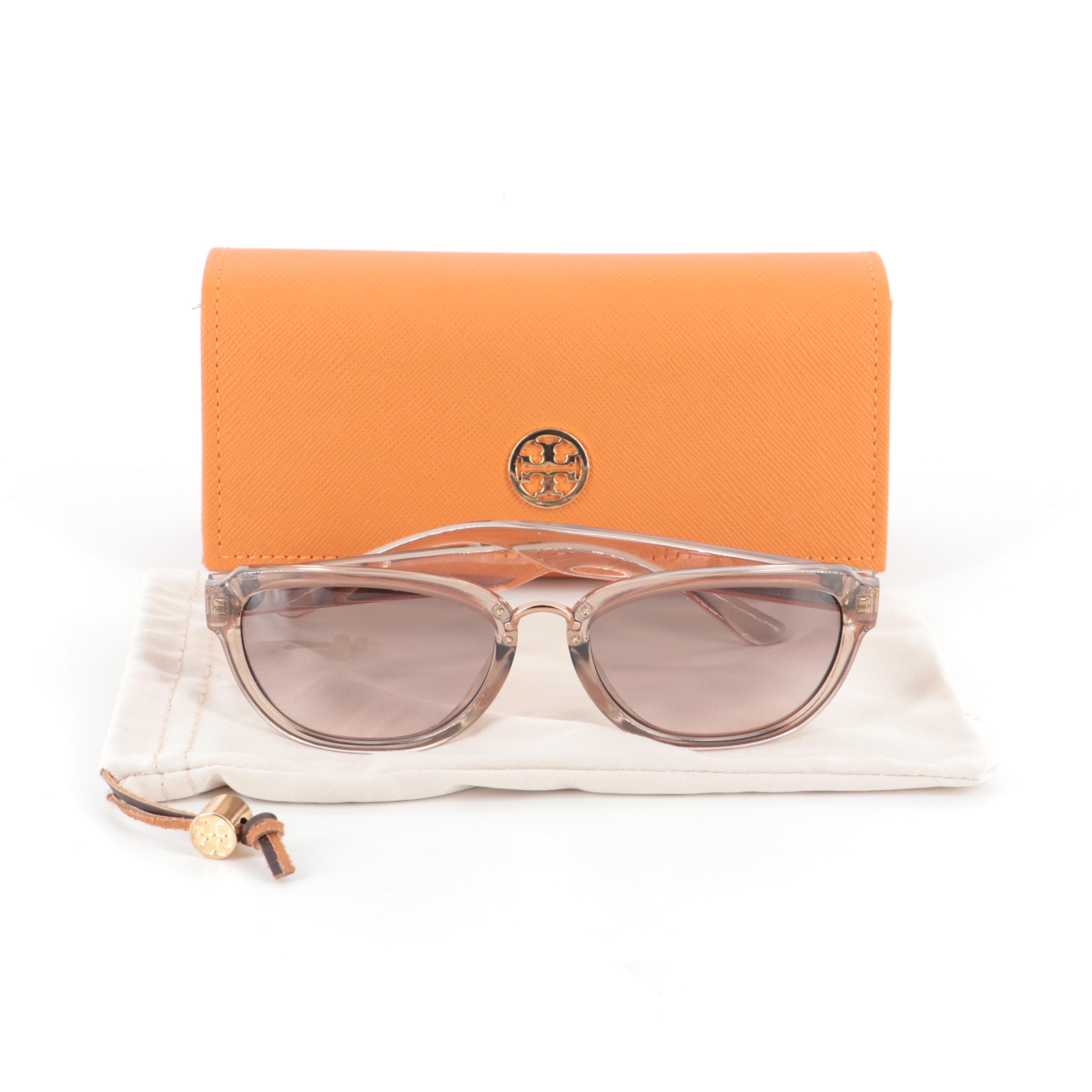 Tory Burch TY9057U Smoky Lucite Sunglasses with Case