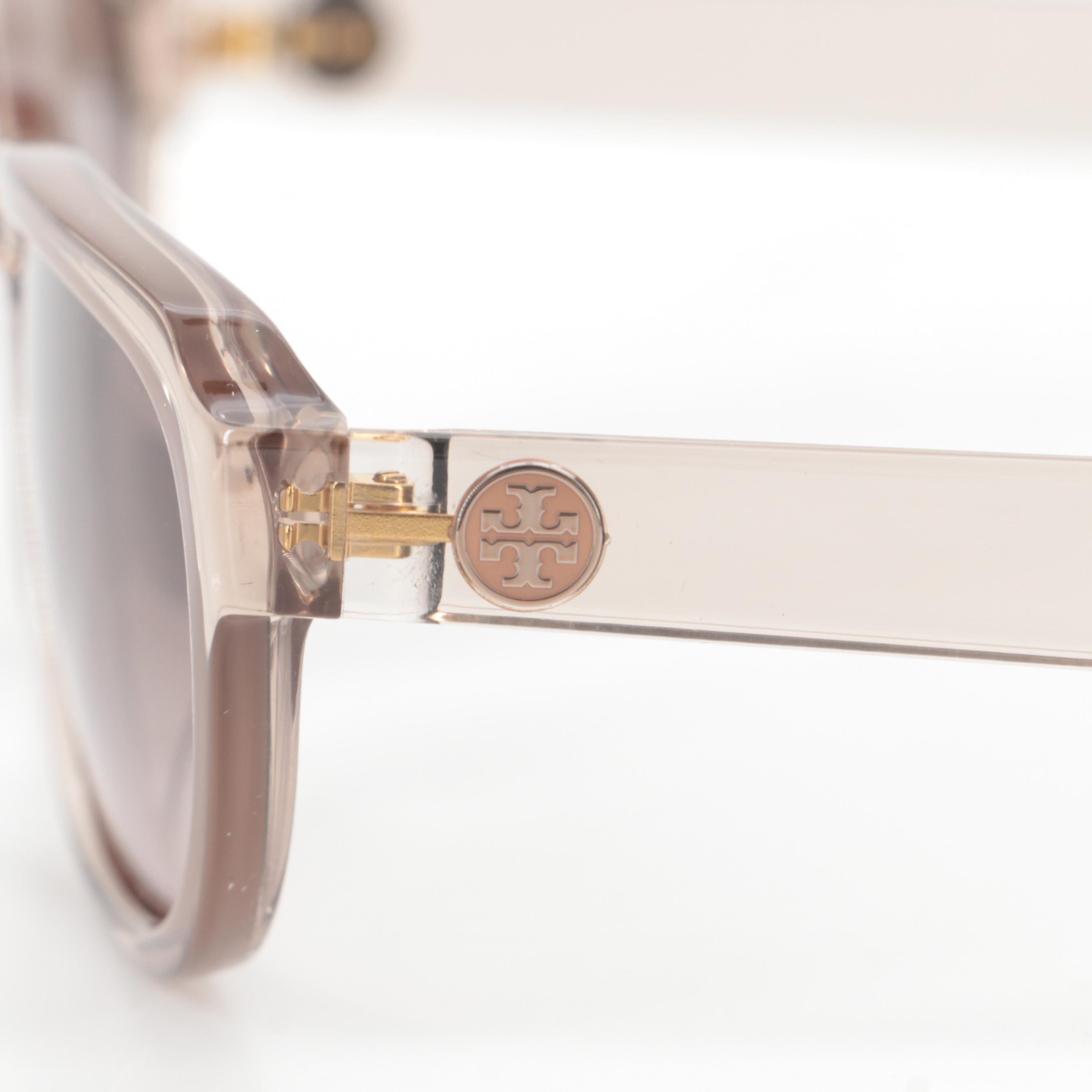 Tory Burch TY9057U Smoky Lucite Sunglasses with Case