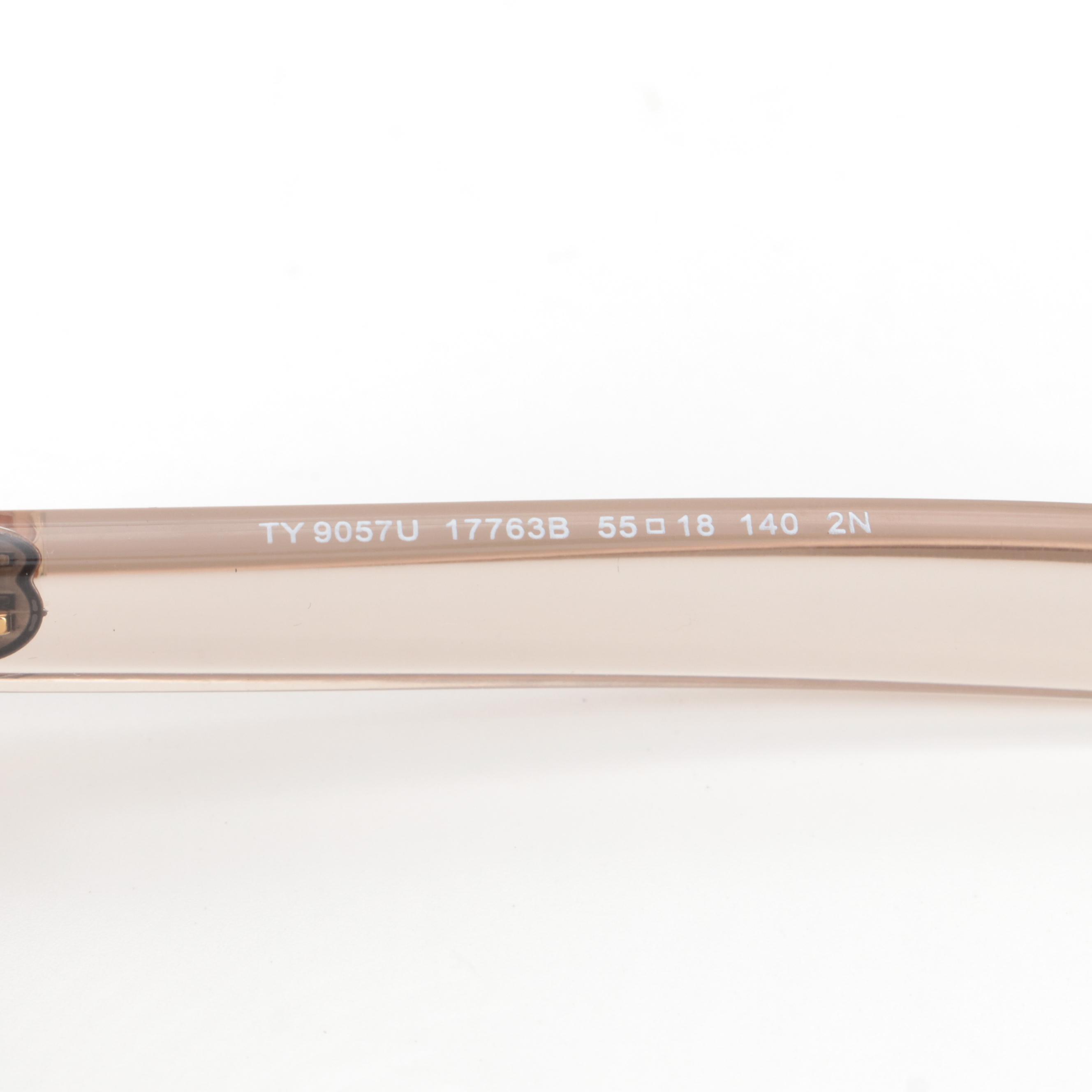 Tory Burch TY9057U Smoky Lucite Sunglasses with Case