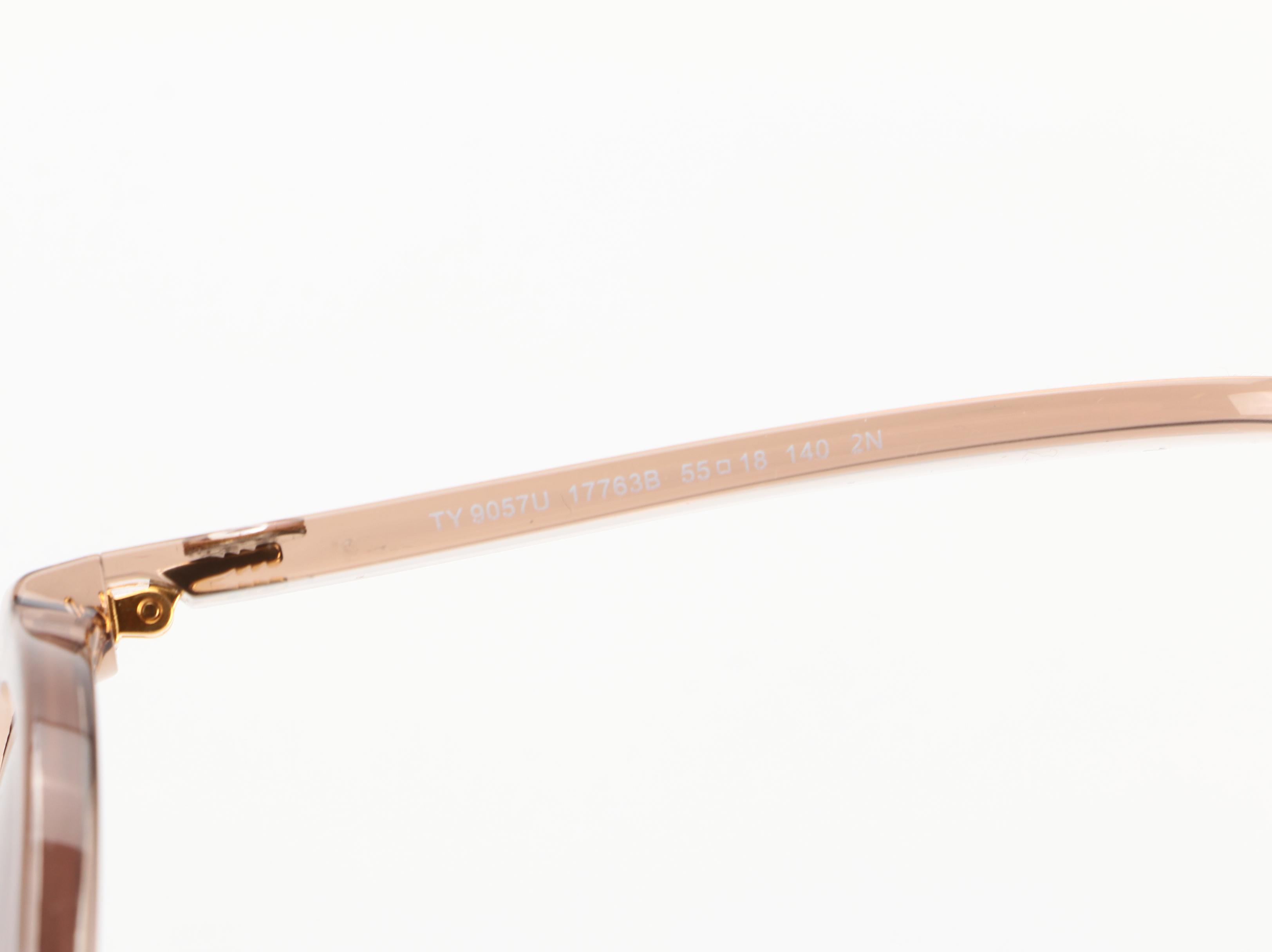 Tory Burch TY 9057U Transparent Framed Sunglasses with Case