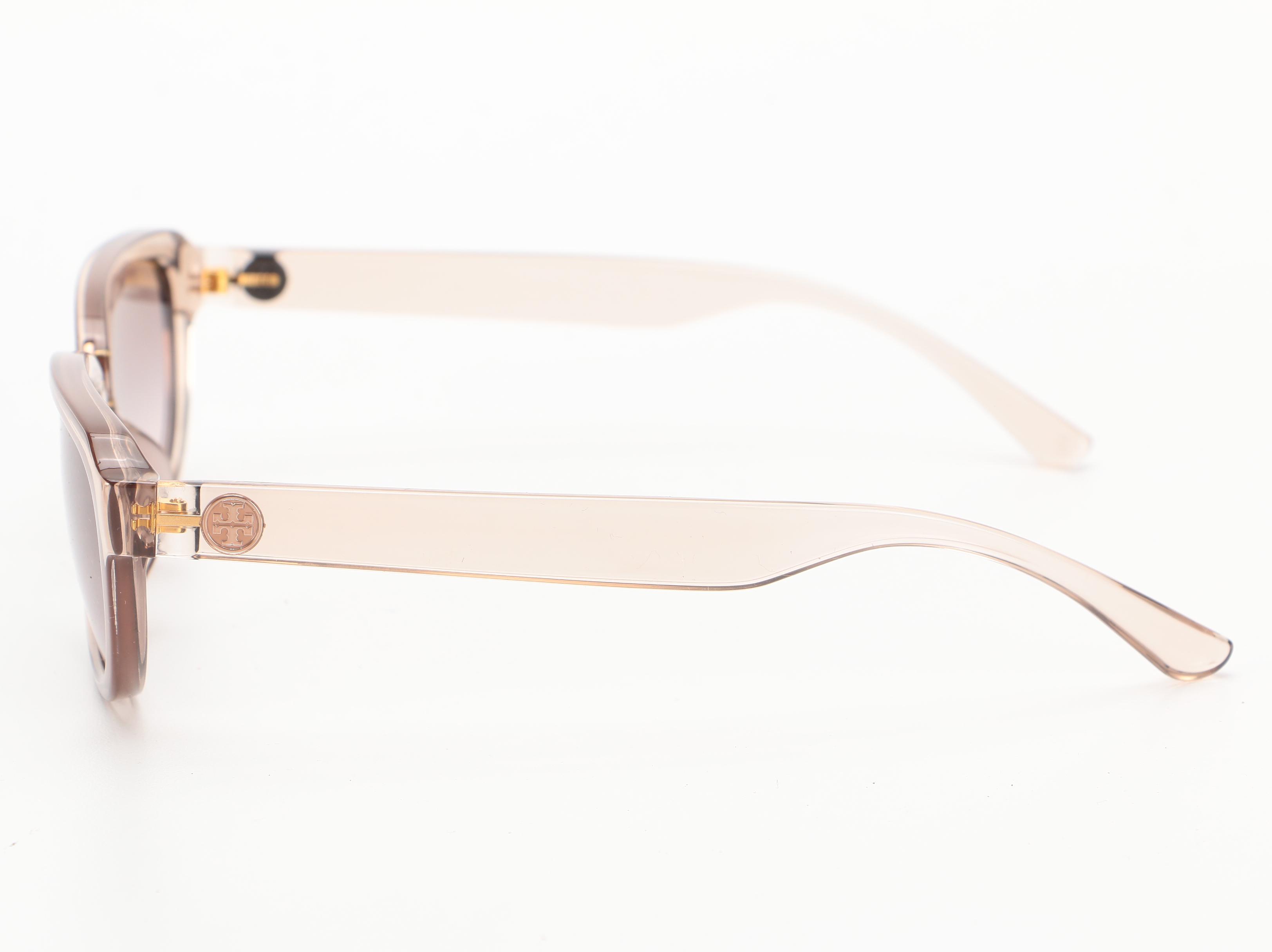 Tory Burch TY 9057U Transparent Framed Sunglasses with Case