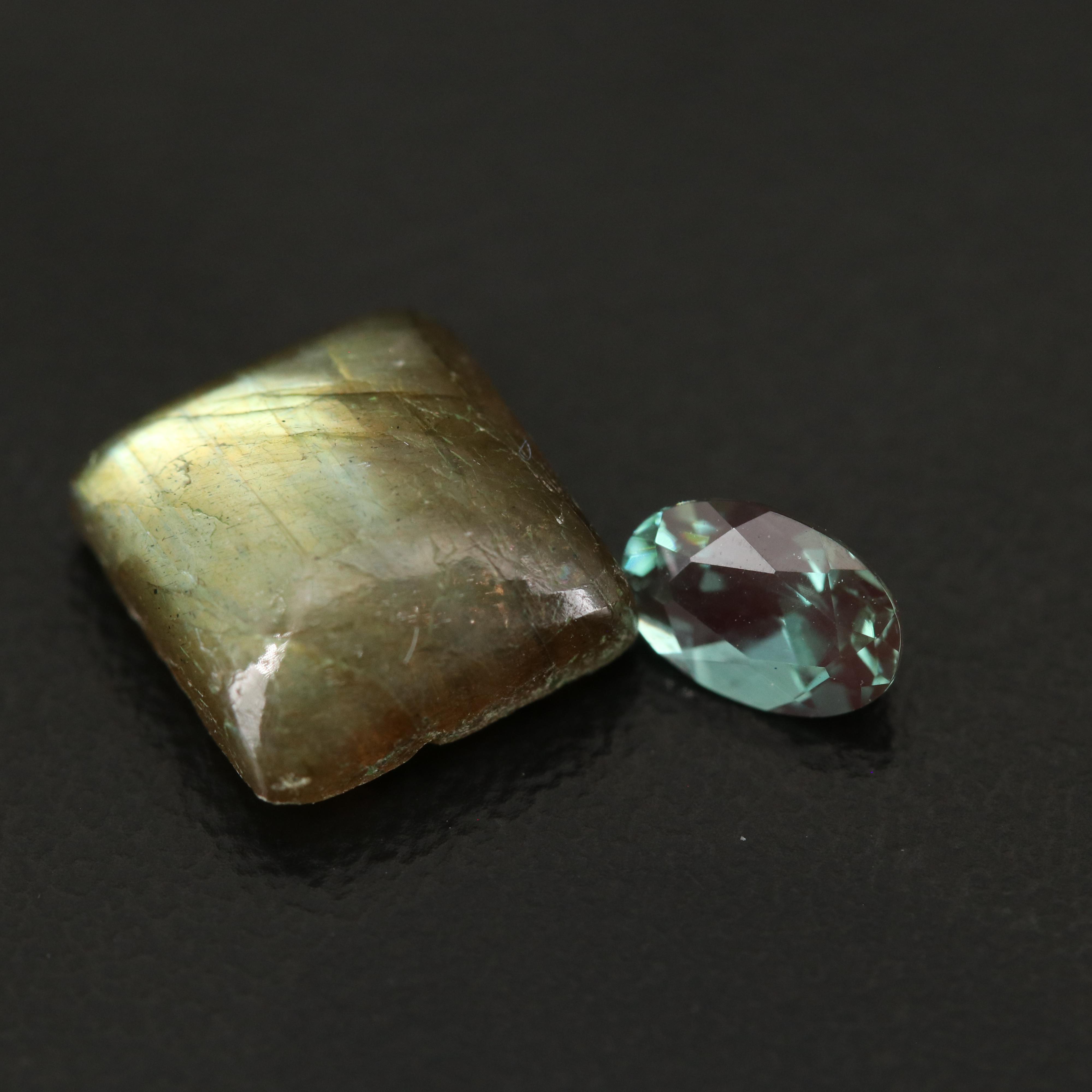 Loose 17.59 CTW Labradorite