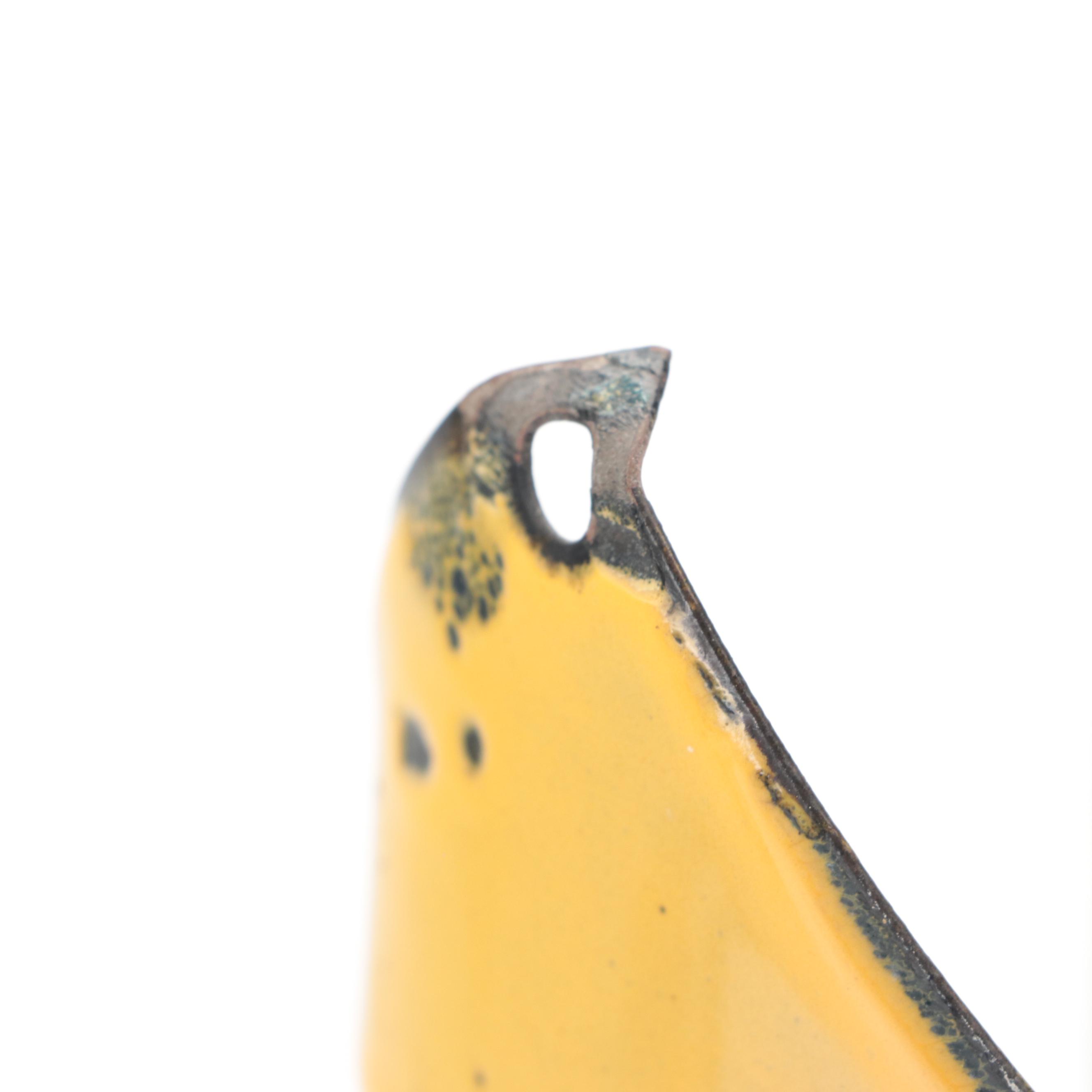 Hanova of Pasadena Enameled Metal Hanging Candle Holder