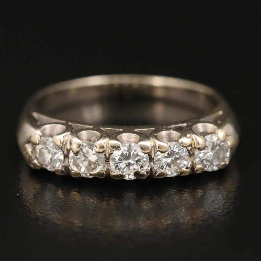 14K Diamond Band