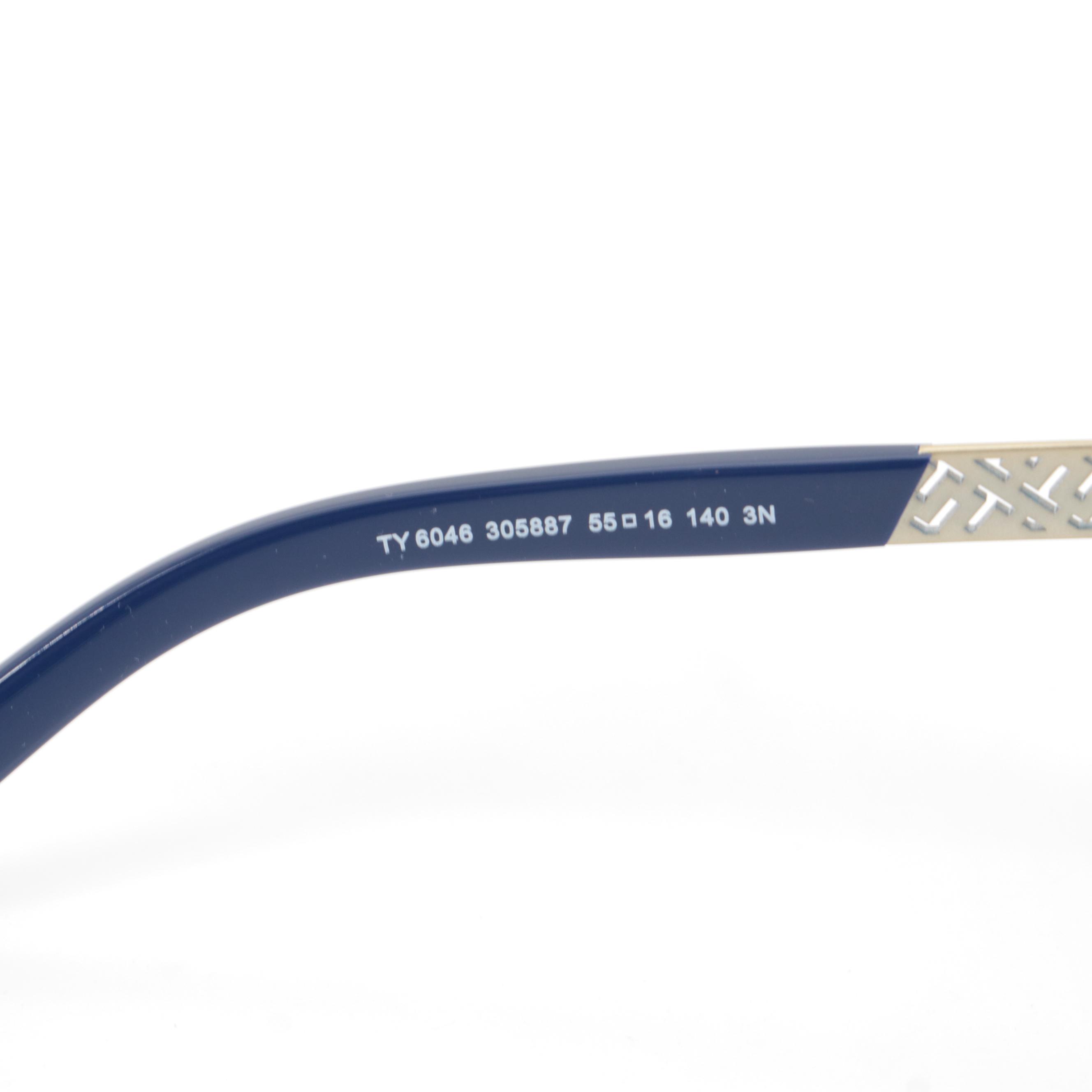 Tory Burch TY 6046 Browline Style Sunglasses with Case