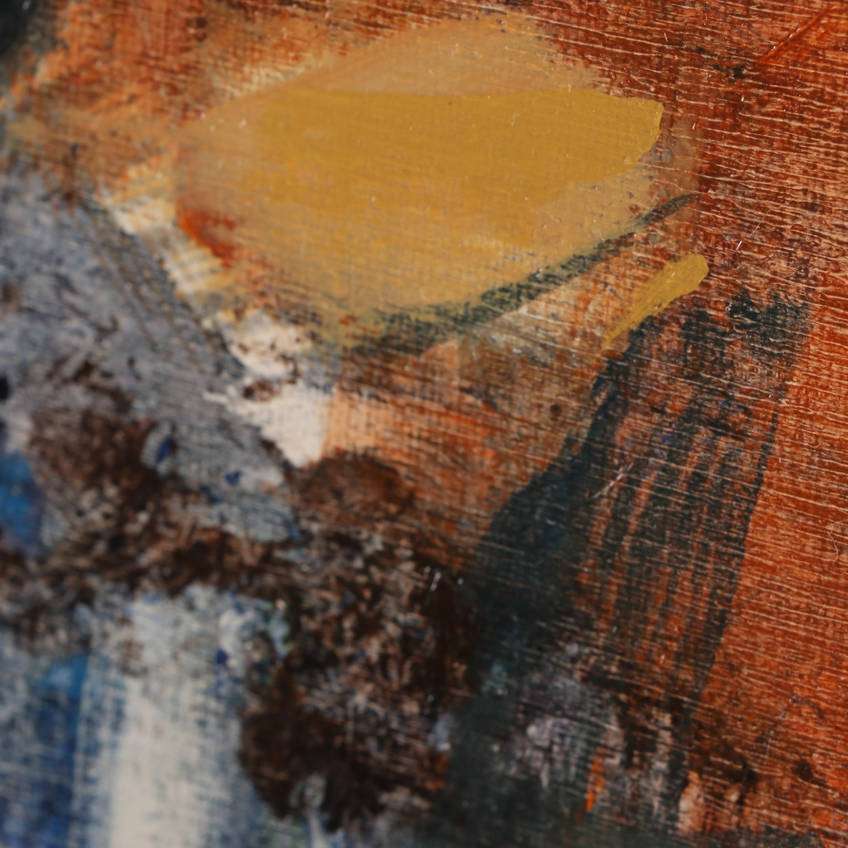 Anton Weiss Oil Painting "Waterfall," 1979