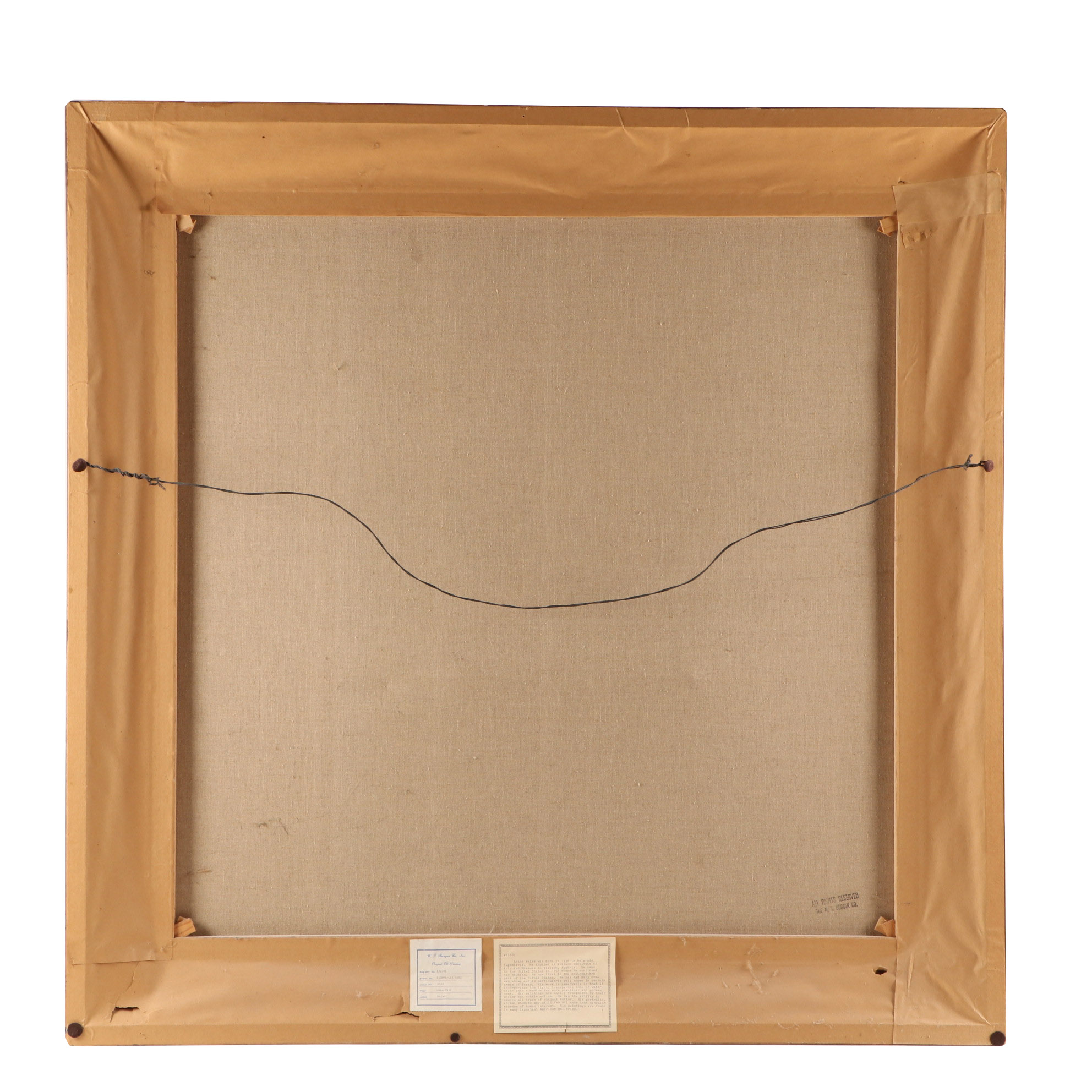 Anton Weiss Oil Painting "Waterfall," 1979