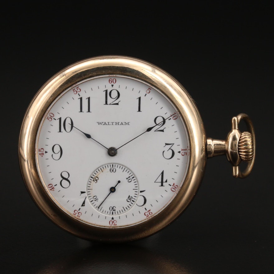 1903 Waltham 12 Size Sidewinder Pocket Watch