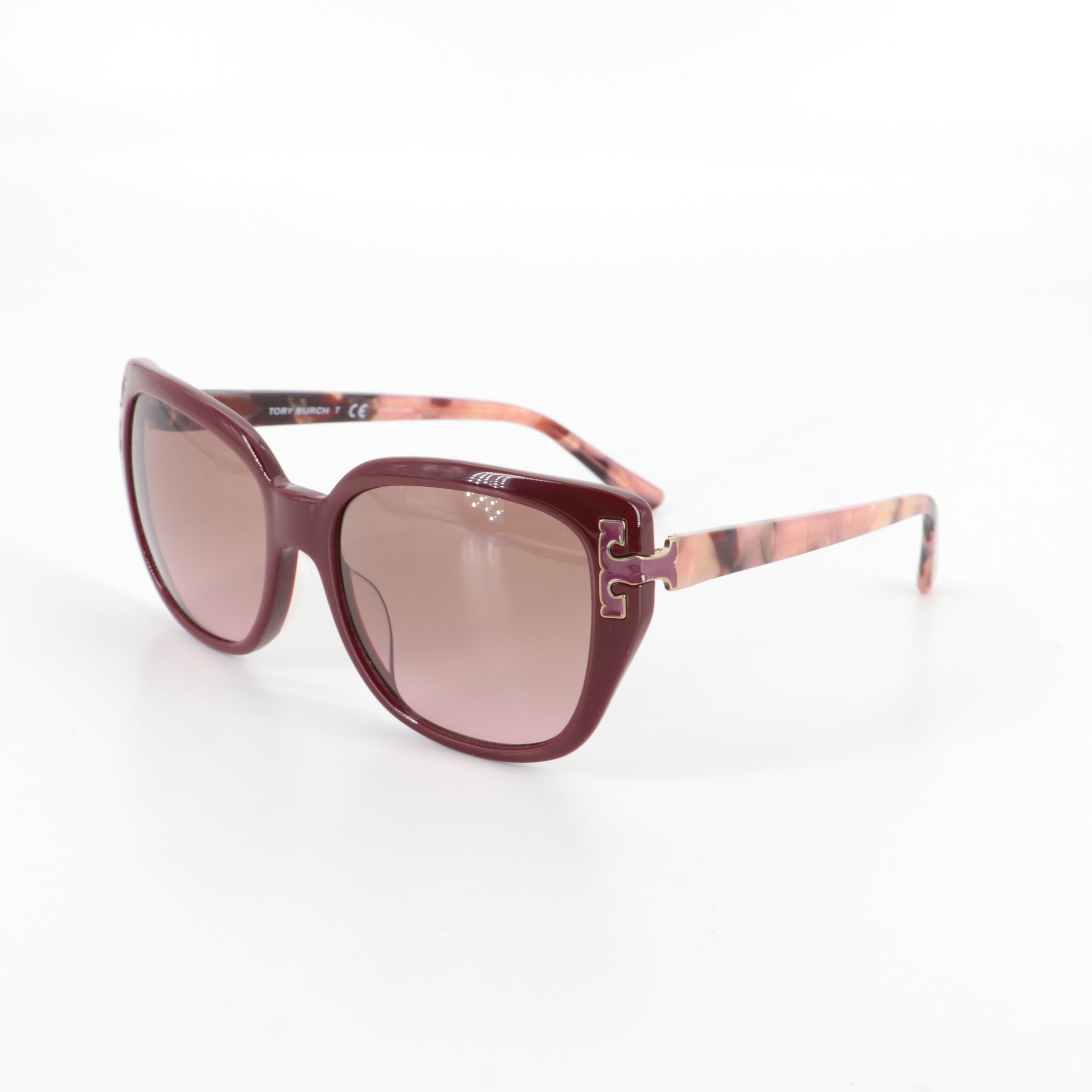 Tory Burch TY 7134U Modified Cat Eye Style Sunglasses with Case