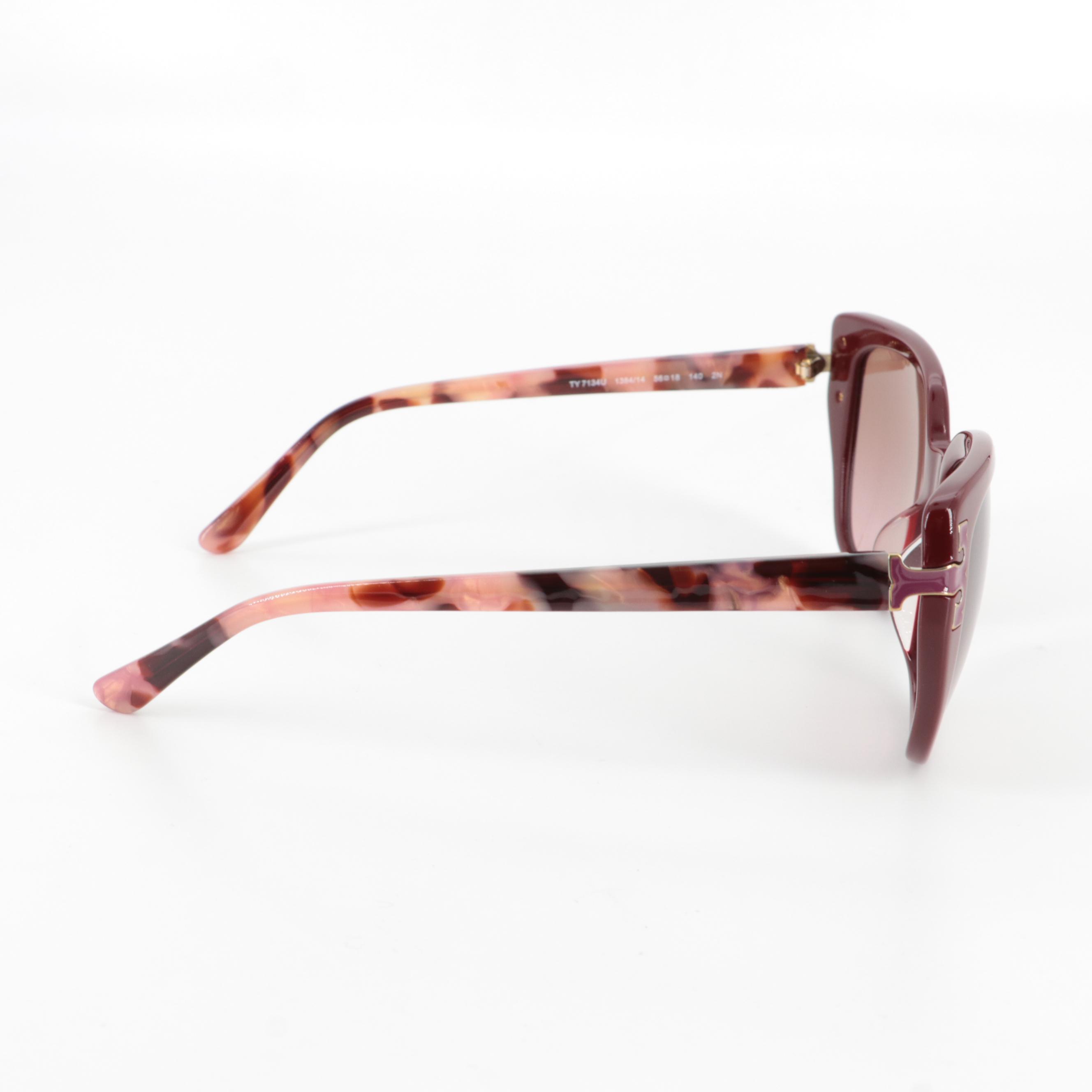 Tory Burch TY 7134U Modified Cat Eye Style Sunglasses with Case